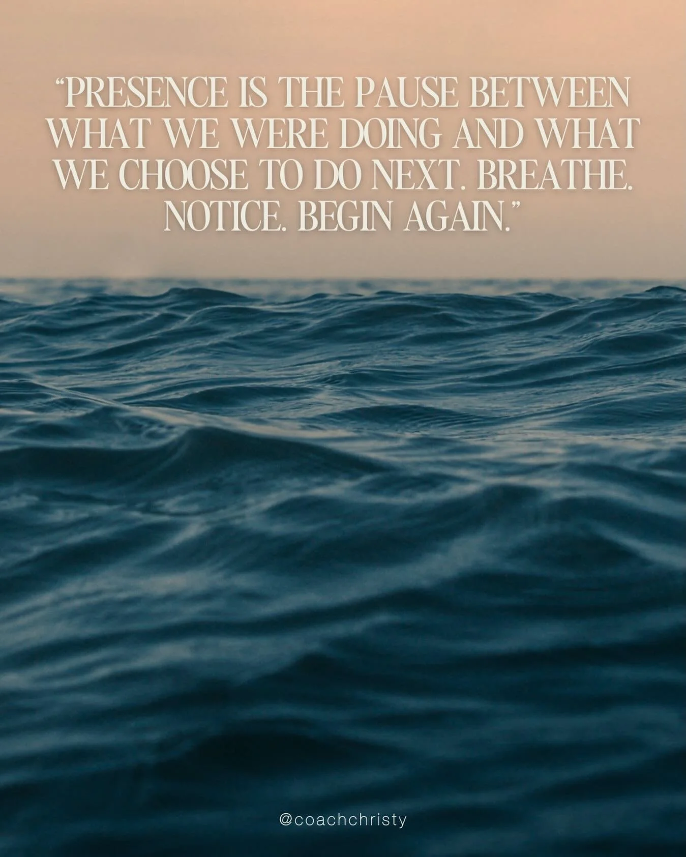 In todays world presences takes true intention. 

Keep growing!