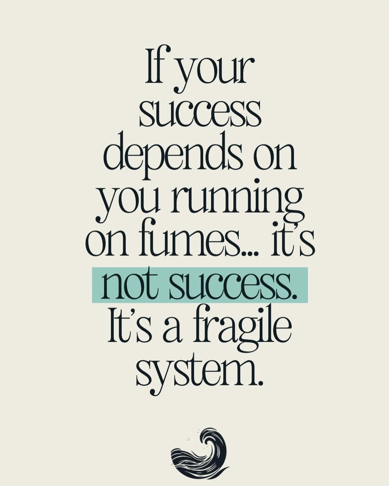 You can hit the numbers and still be hemorrhaging internally.
You can look &ldquo;high-performing&rdquo; and be one quarter away from collapse.
Output metrics without input metrics create fragile success.
So here&rsquo;s the real question:
Are you bu