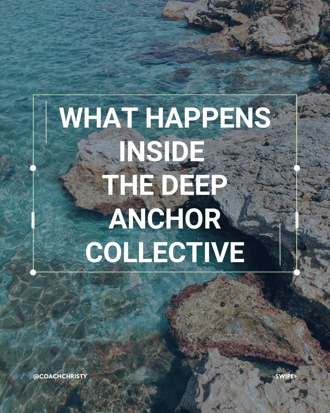 Here is exactly what The Deep Anchor Collective is, who it is for and who it is NOT for.

Register now. You are in charge of your calendar- not the other way around.