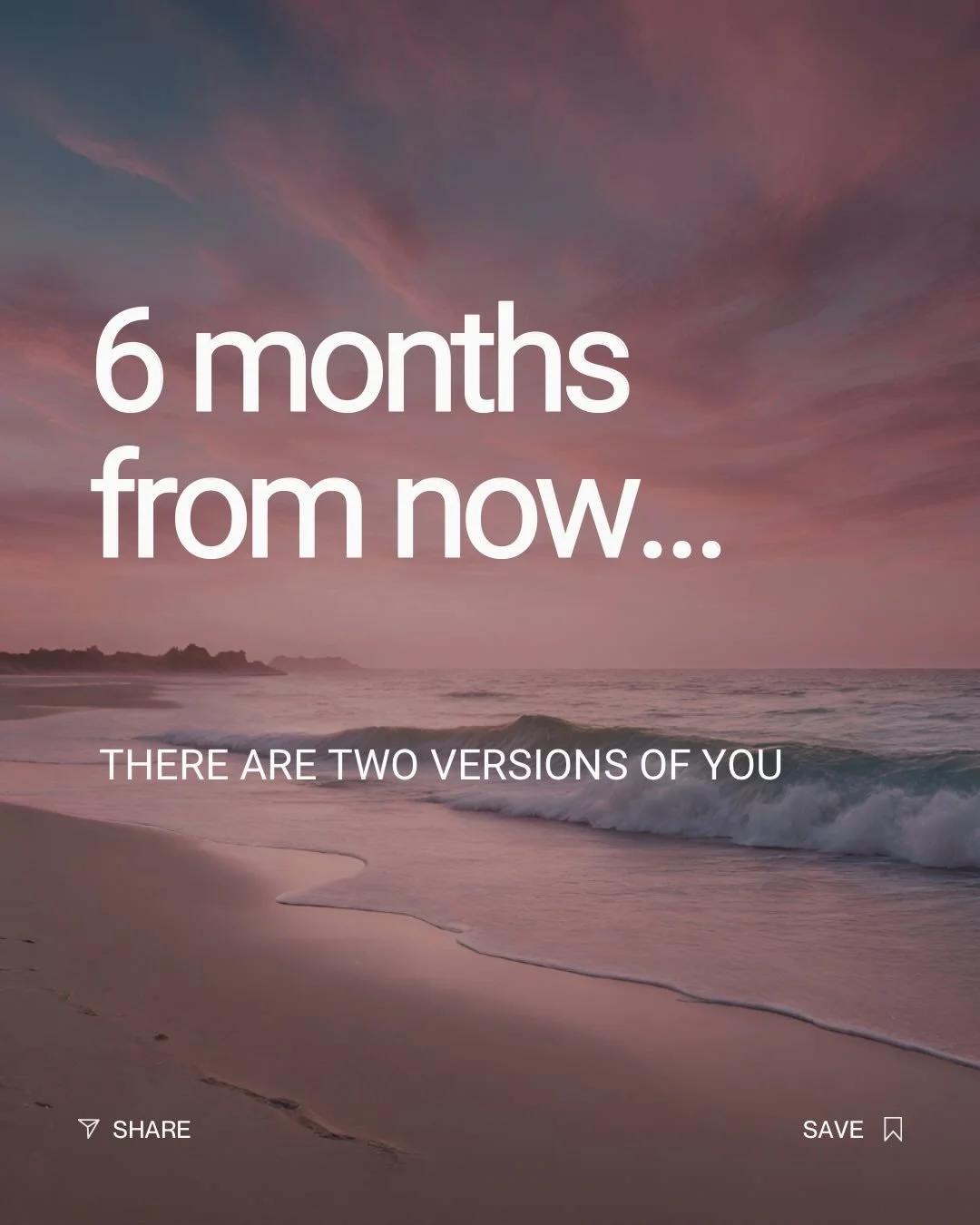 Six months from now won&rsquo;t look different just because time passed.

It will look different because you decided something.
To step out of the constant noise.
To stop carrying it all alone.
To lead with clarity instead of momentum.
Or not.
Both p