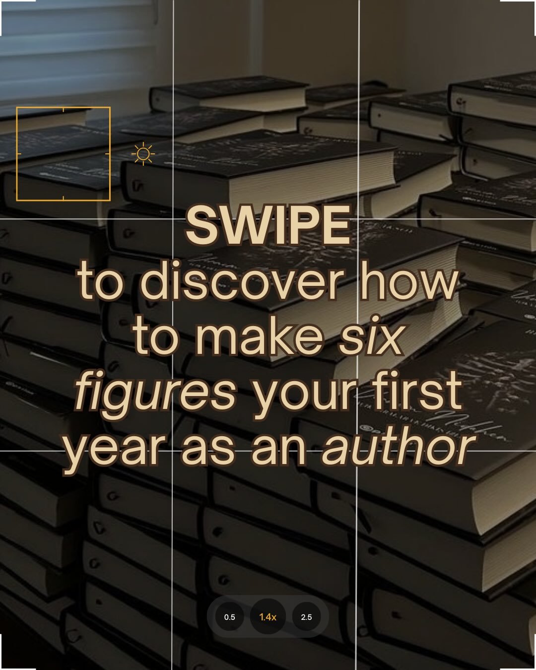 low energy post for a low energy monday 😂 sorry this is so stupid, hope you&rsquo;ll forgive me for it 🫡 

(but for real, if anyone knows how to make six figures in a year as an author, i&rsquo;m ALL EARS)
