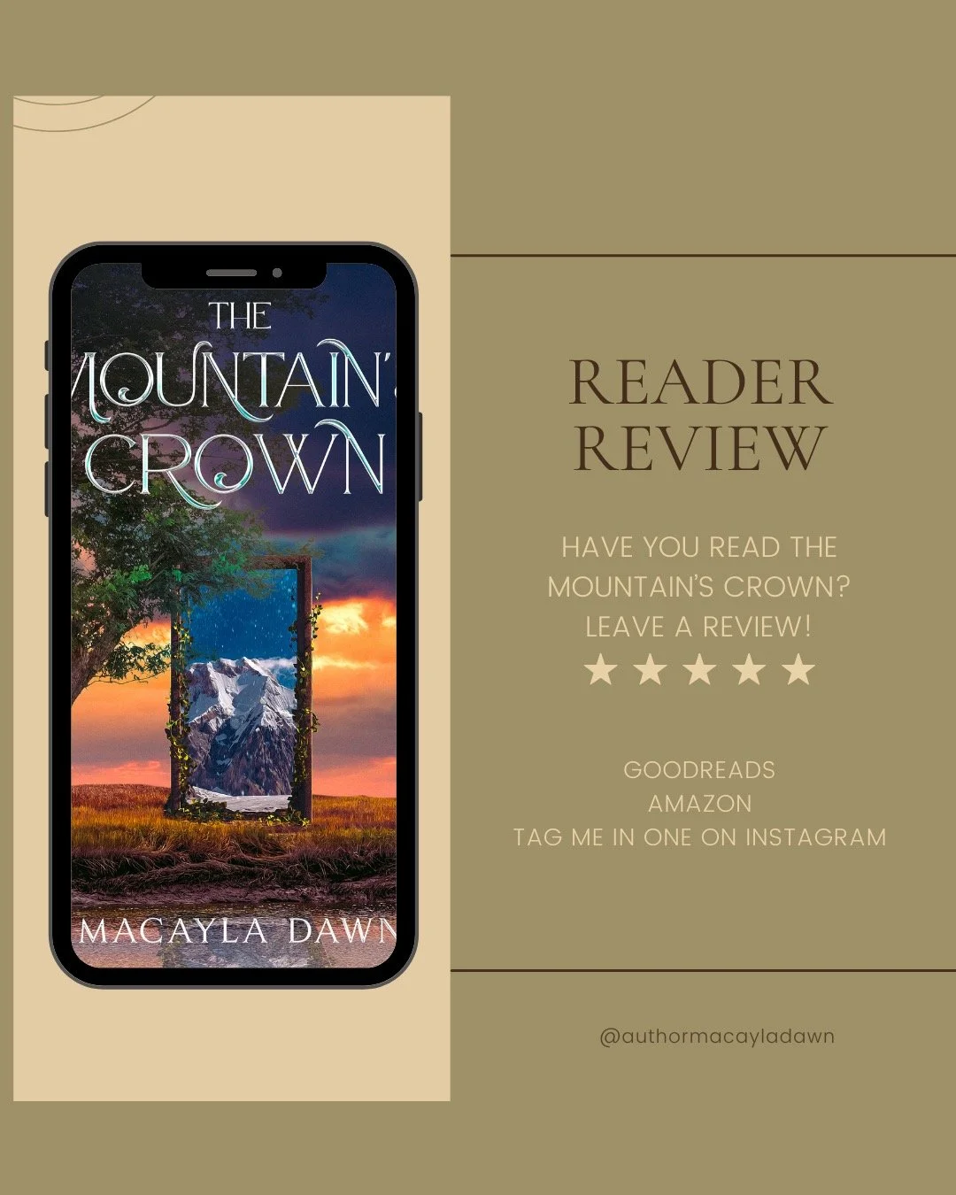 Did you know that one of the best ways you can support an indie author is by reviewing their books on different sites after you've read them? Take this as your sign that, if you've read any of my YA novels, I'd LOVE it if you left an honest review on