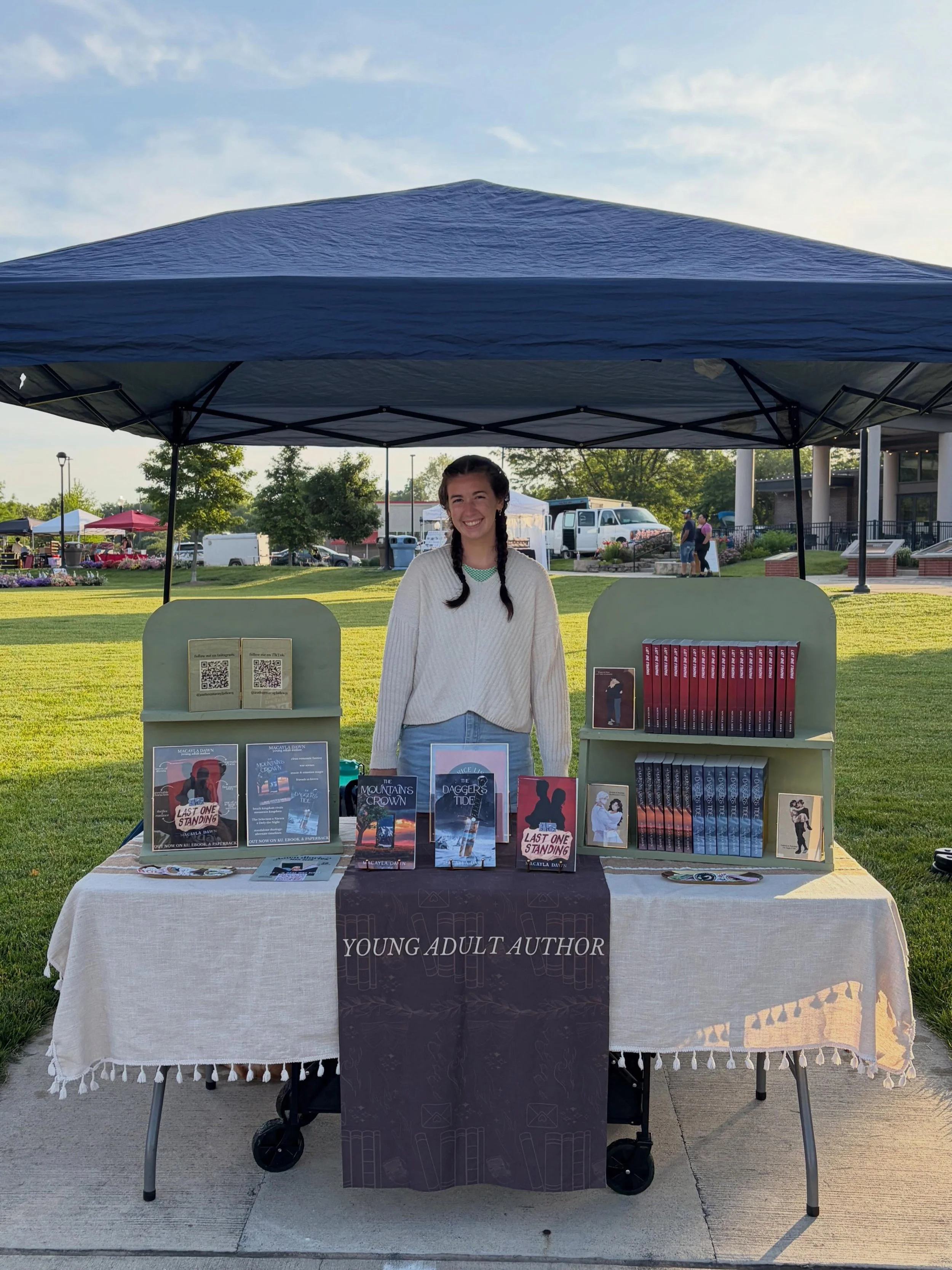 i love vending at the noblesville farmers market! &amp; it&rsquo;s my first time with Last One Standing. there&rsquo;s so much going on today. come say hi!! (ps don&rsquo;t zoom in on my table or you might spoil the surprise)