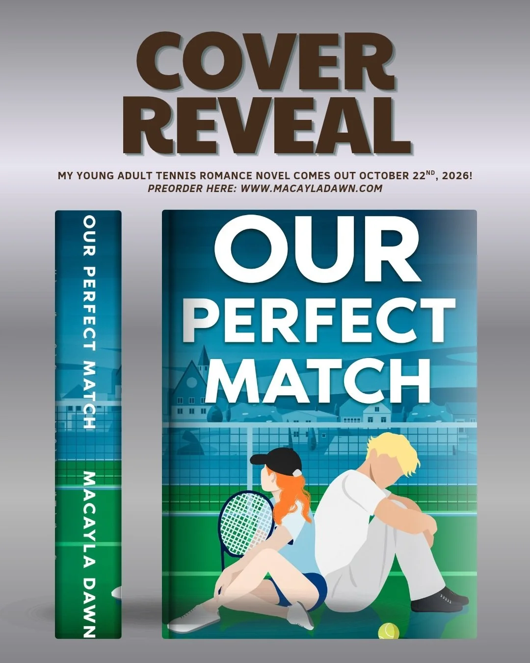 COVER REVEAL!!!!!! In case you missed it, she's here, she's perfect, and I couldn't be more happy about how this cover turned out. Our Perfect Match comes out October 22nd, 2026 and ARC copies go out digitally TOMORROW (there's still time to sign up,