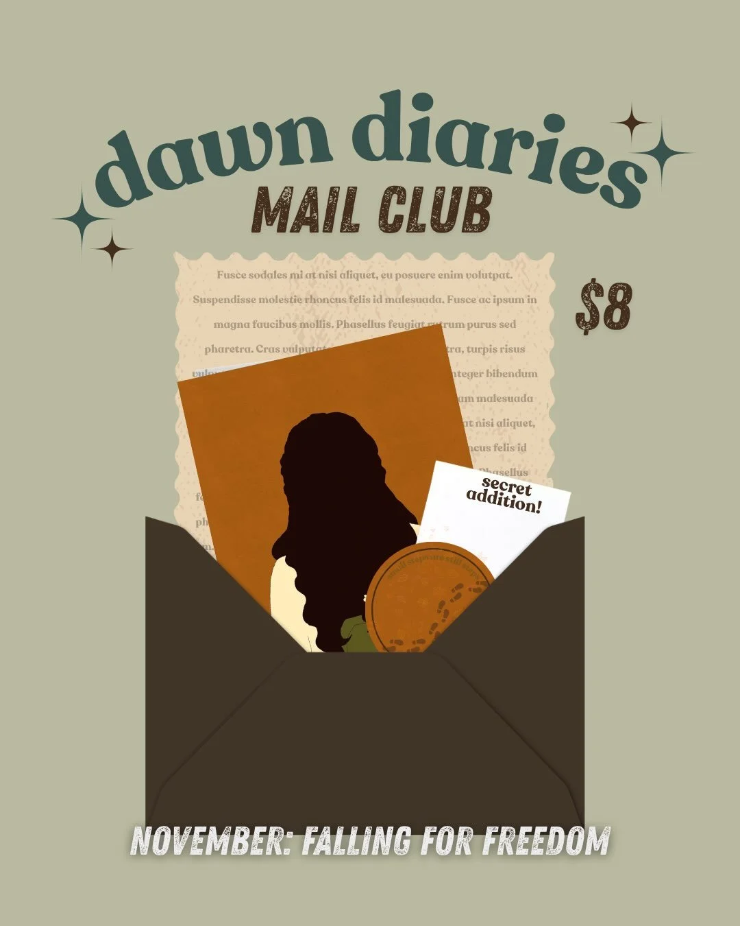 november&rsquo;s mail club theme is here !!! november is so fun &amp; fall &amp; magical. can&rsquo;t wait for you to read the story i&rsquo;ve come up with 🍃
