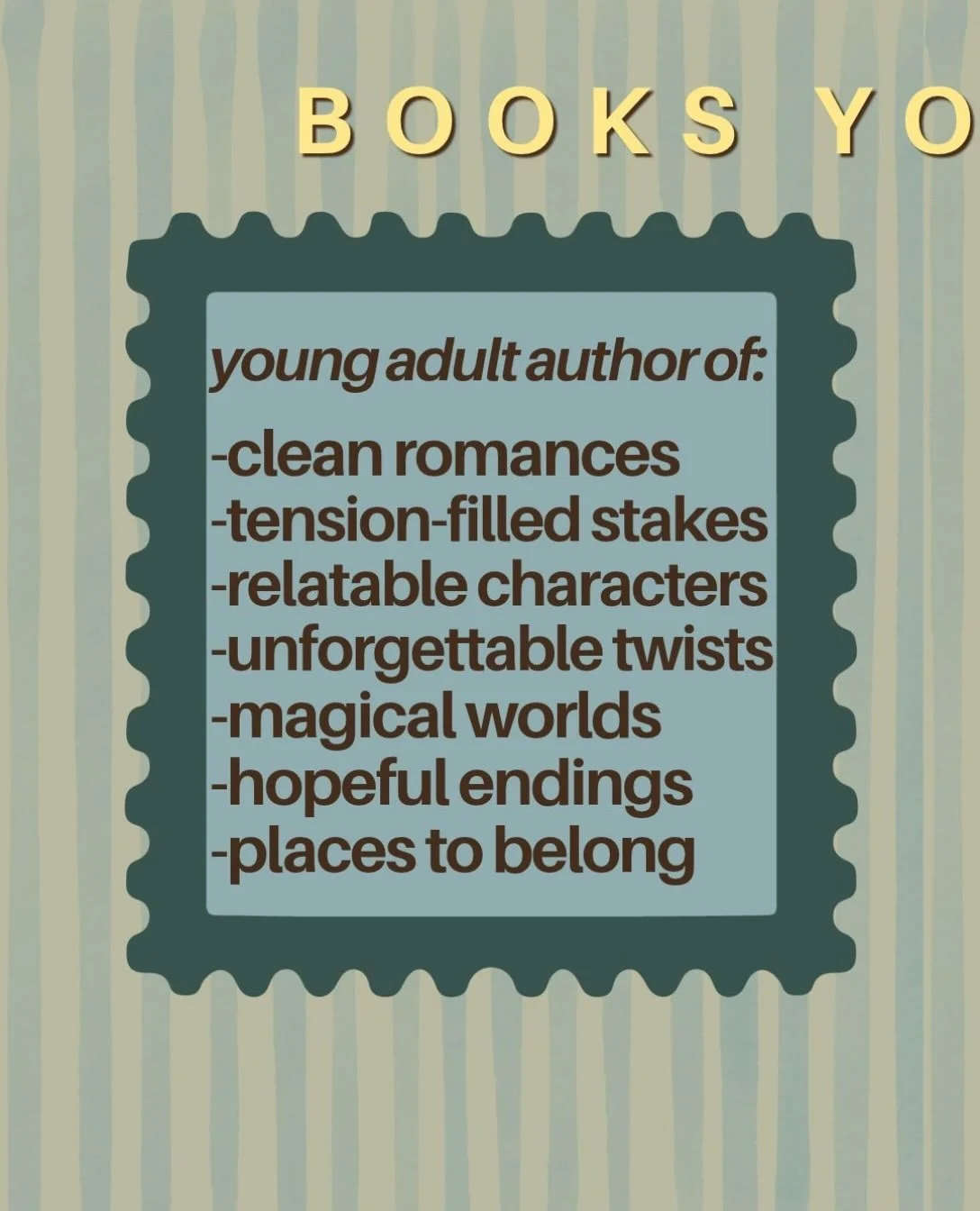 hi! i&rsquo;m macayla dawn, a young adult author who loves to write a variety of genres.

whatever you&rsquo;re looking for, i hope you find it here. and whether or not you do, you&rsquo;ll always have a space here where you belong.

check out my fan