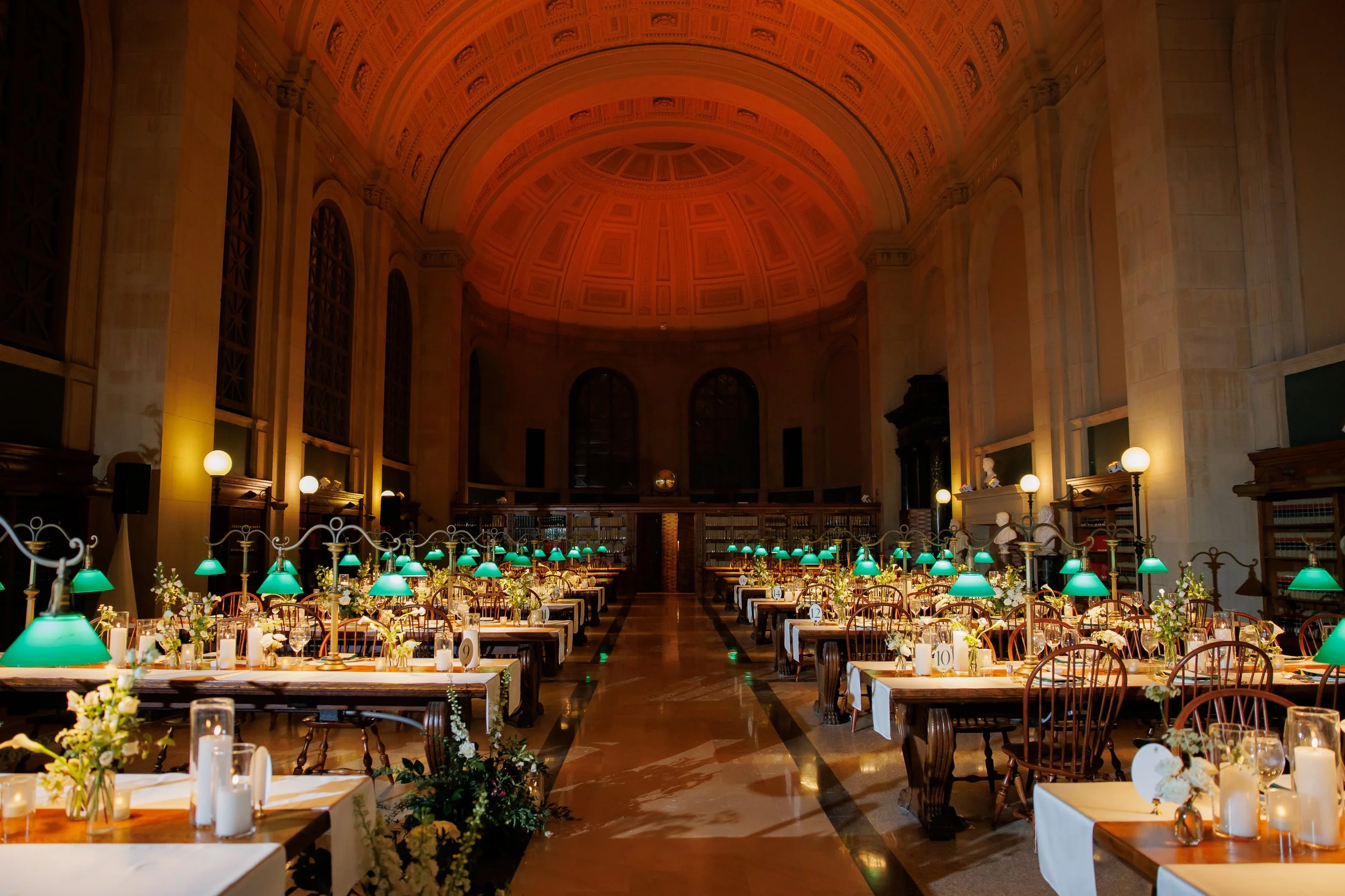 Historic wedding reception