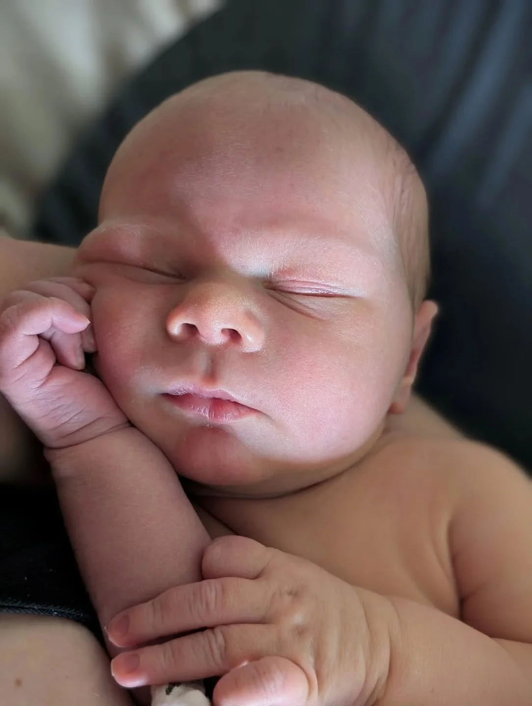 Baby Boy Theodore joined us a few days ago! Little dude was pushing 9 lbs and has some big feet like his Dad. Can't wait to watch this little guy grow up like his big sister and brother.