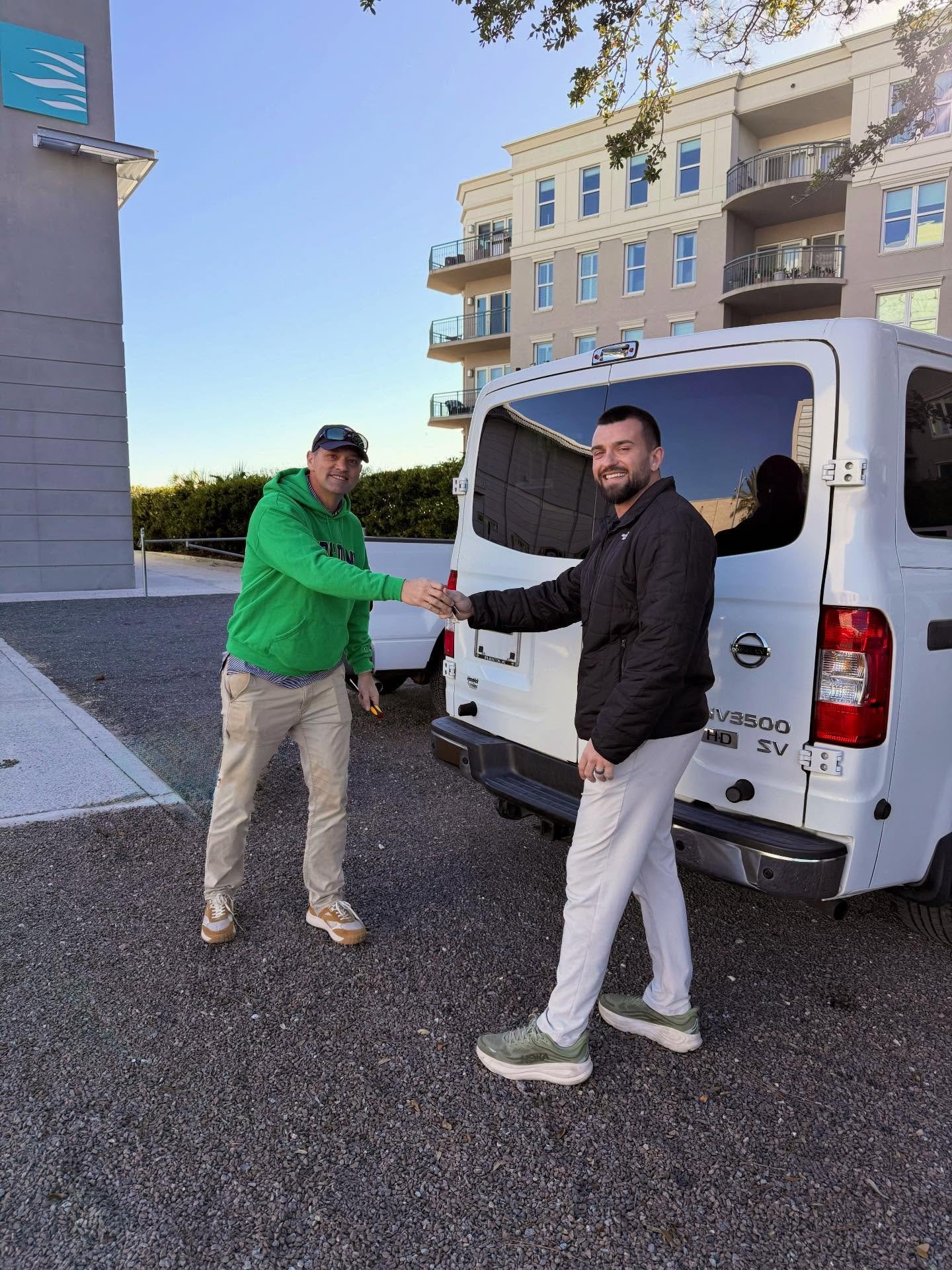From here on out, SRM will be riding in style thanks to Austin and Allyson Thornton with Companion Associates! 

We are incredibly honored to share with you that SRM now has a passenger van to transport our residents. This answered prayer could not h