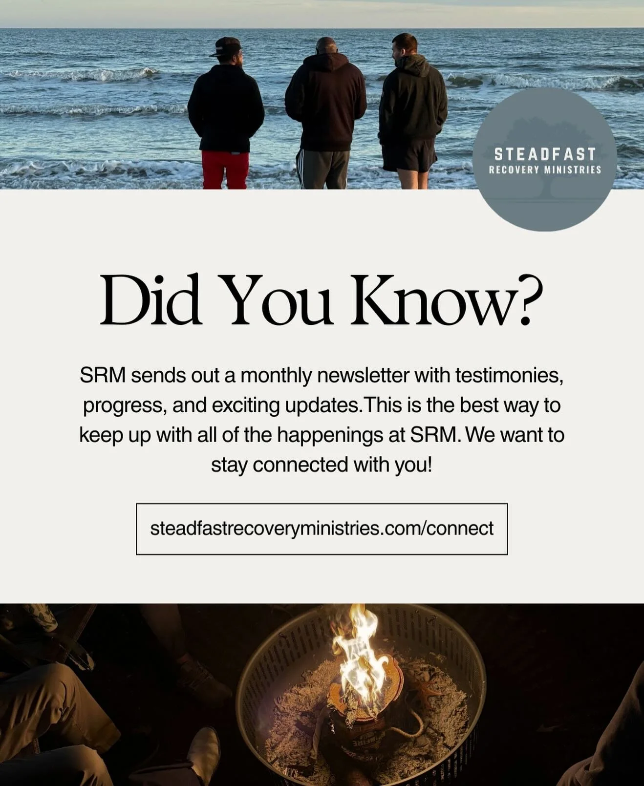 We love sharing all that God is doing through SRM. The best way for us to share with you is through our monthly newsletter - in the letter, we deep dive on all the ministry updates and testimonials. To sign up, comment &ldquo;Receive&rdquo; and we&rs