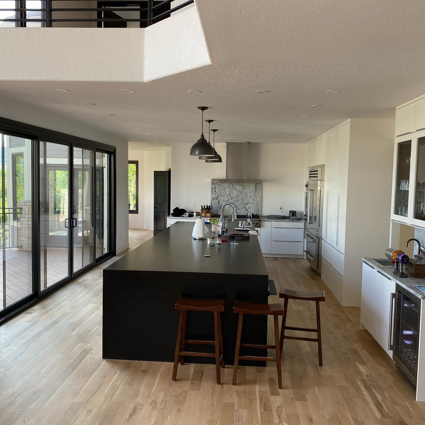 Before and afters of part of a massive remodel completed recently.  #beforeandafter #luxuryinteriors #luxurykitchen #remodel #remodeling #designbuild #islandlife