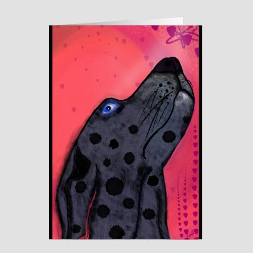 Pay Attention | Whimsical Dog Greeting Card