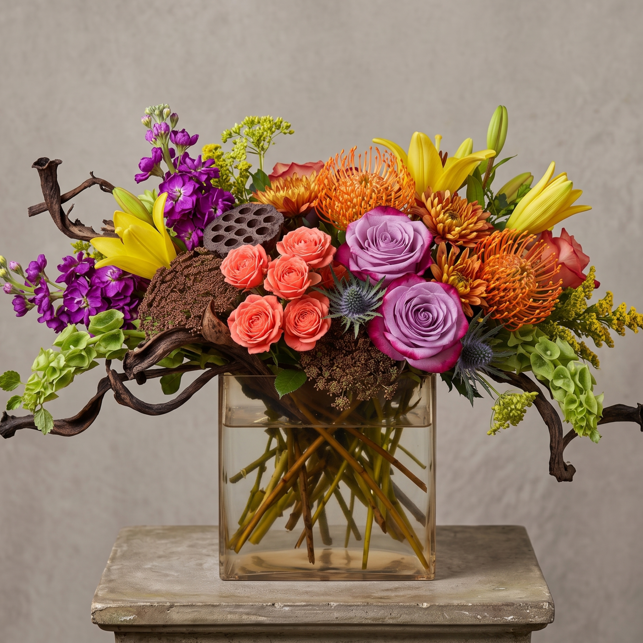 amber glass arrangement of the week thanksgiving(2).png