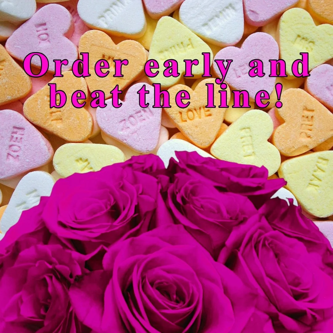 Did you know Valentine&rsquo;s Day is the busiest holiday of the year for florists, with Mother&rsquo;s Day coming in second? In just a few weeks, MILLIONS of flowers are going to be sent out all over the world!

That&rsquo;s why we always say: order