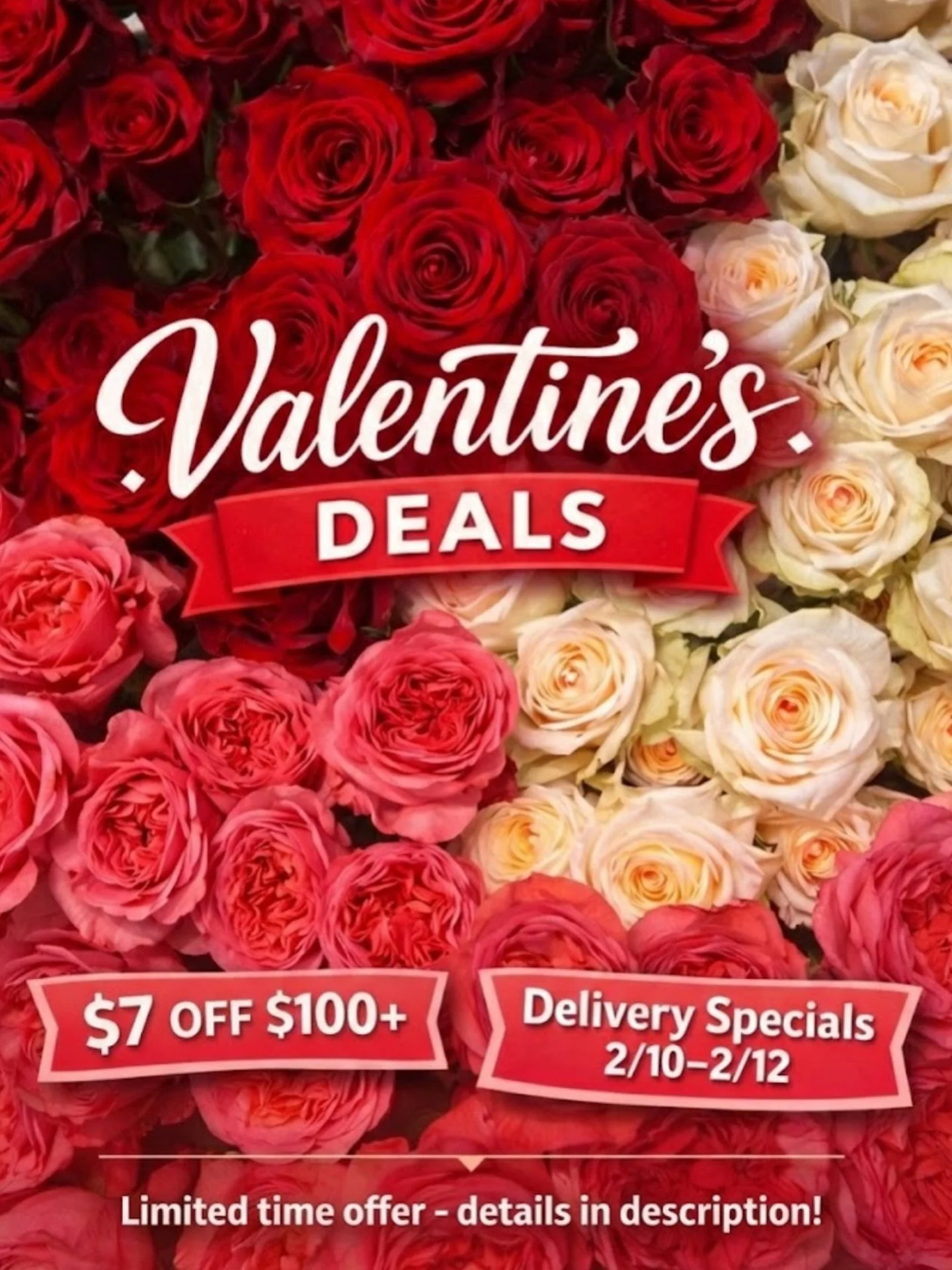 Nobody wants to be the person scrambling for Valentine&rsquo;s flowers! 🌹 

Sign up to get 2 great offers!

Here&rsquo;s what to do:
1️⃣ Join our email list using the link below 
2️⃣ Watch for our Valentine&rsquo;s email
3️⃣ Use the offer when it dr