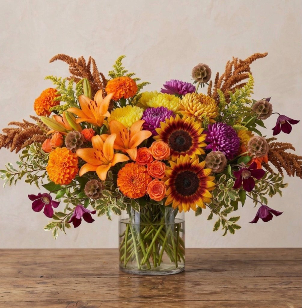 🧡💀 Look at all these beautiful fall colors!! 🌼🧡 We&rsquo;re loving these bright oranges for D&iacute;a de los Muertos! The marigolds smell AMAZING!!

Order online for delivery at villagegreenflowersandgifts.com/everyday or call us for pickup! 770