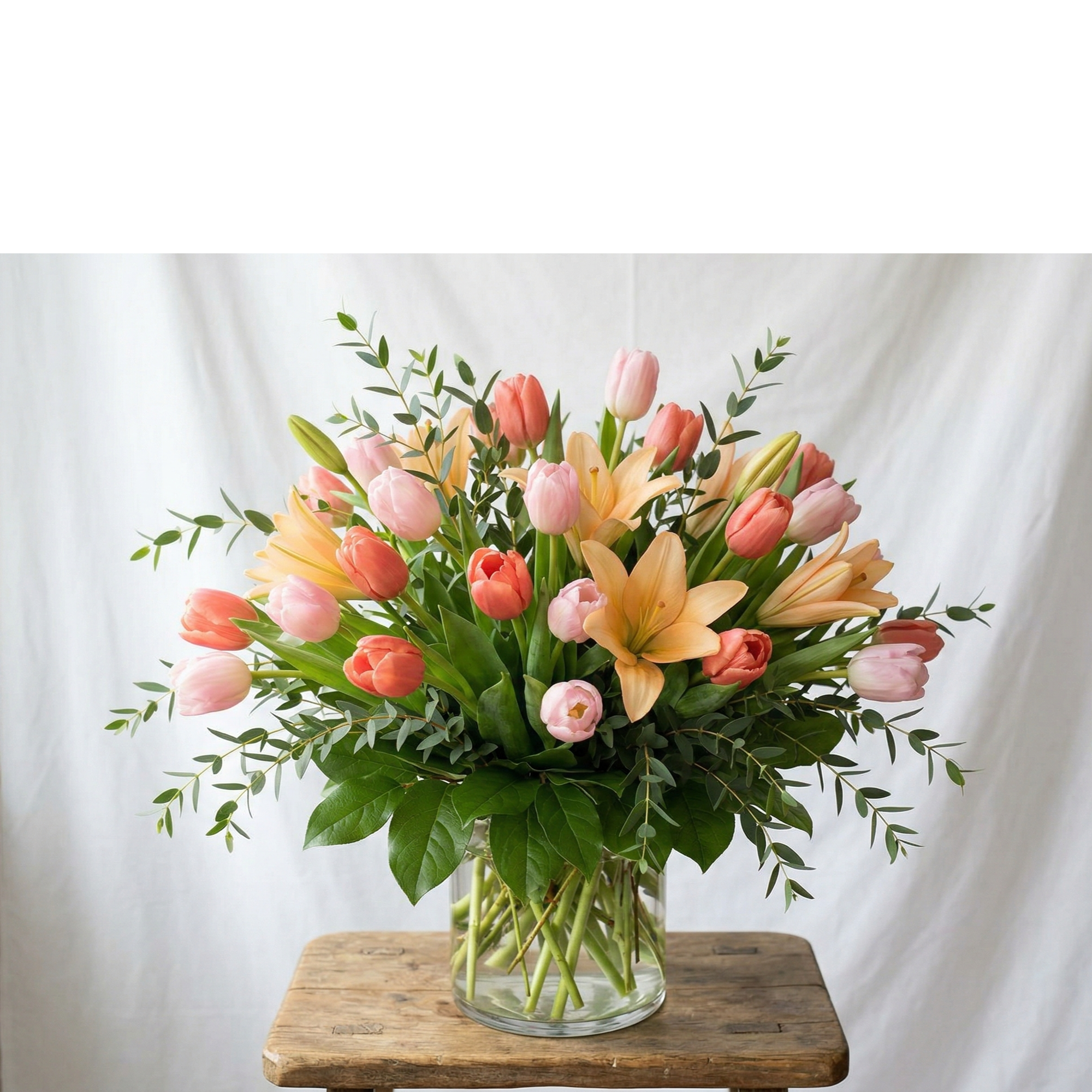 tulips and lilies medium pink and orange.png