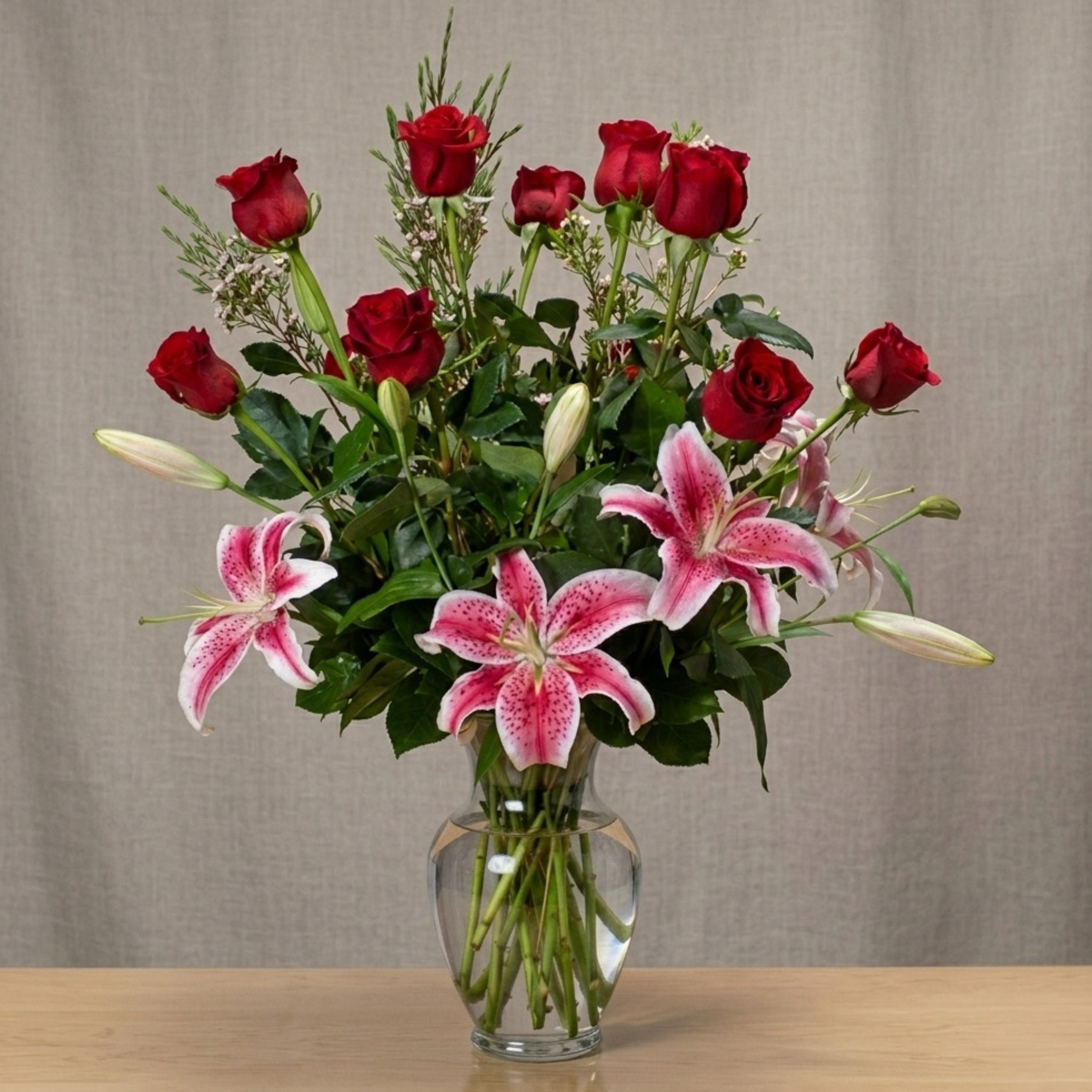 Roses and Fragrant Lilies - $105-$250