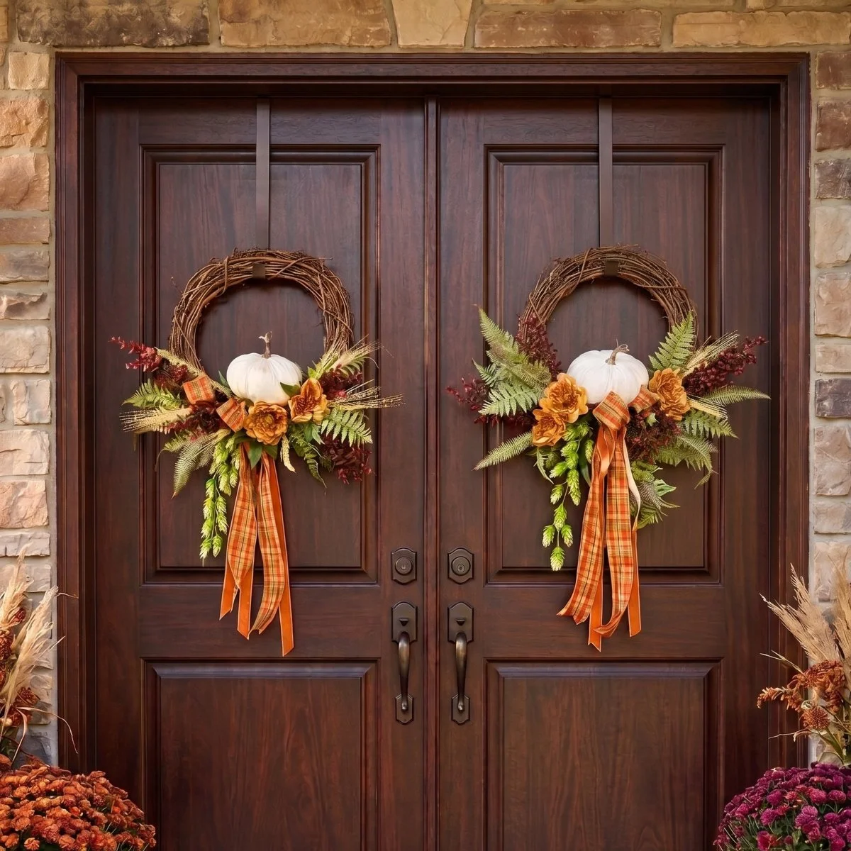 Gather Together Wreath (Matching Set!)- $125ea (Save $25 When You Buy Both)