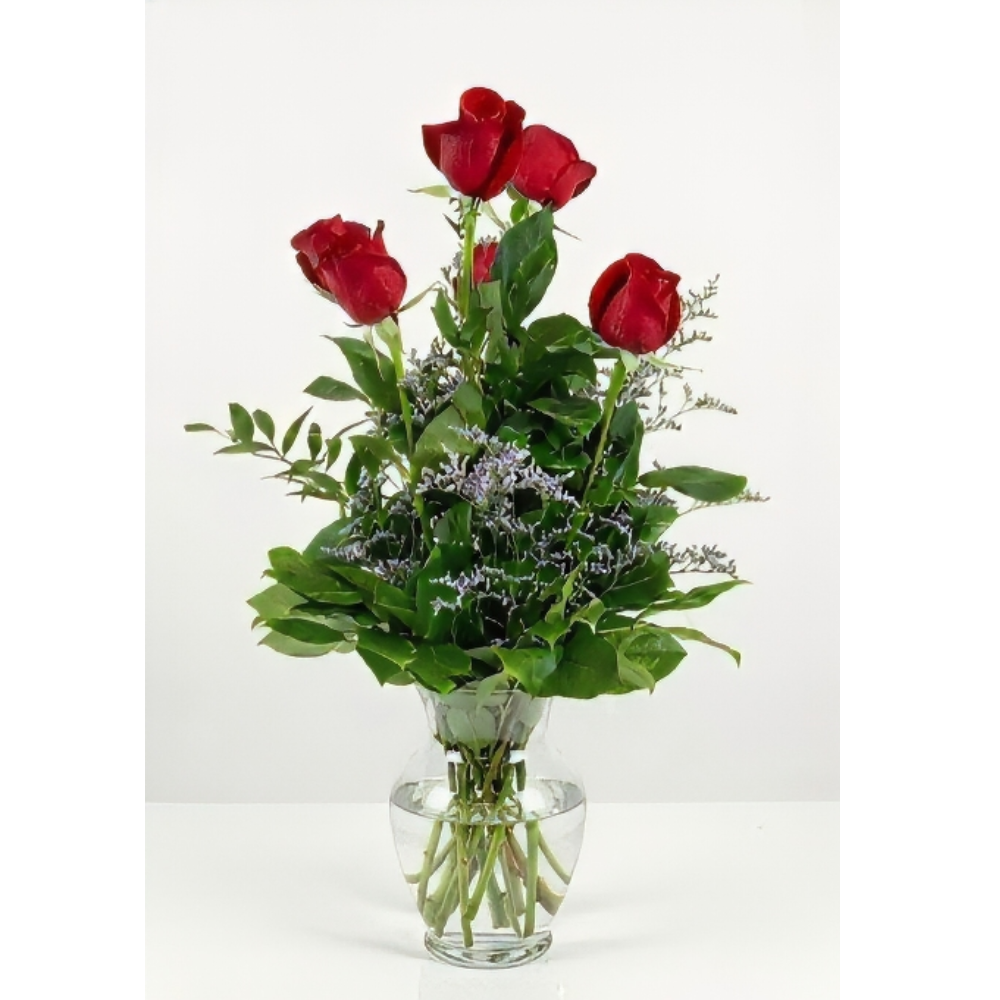 Half Dozen Roses - $85