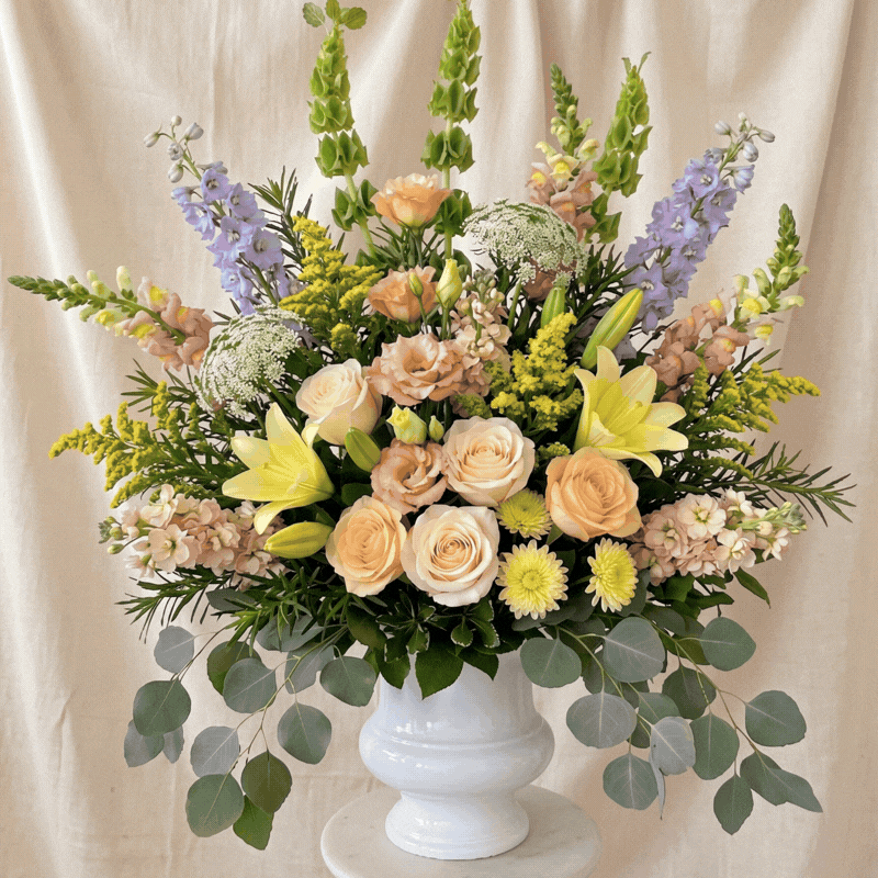 Serene Grace Memorial in White Urn - $100-$500