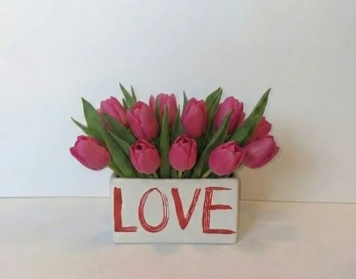 Tulips in Love Keepsake - $65