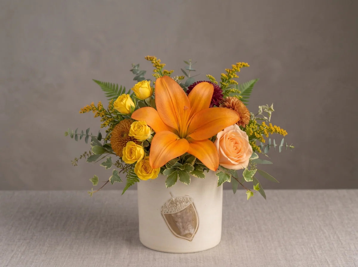 Fall Mini in Ceramic Acorn Keepsake - $45-$85