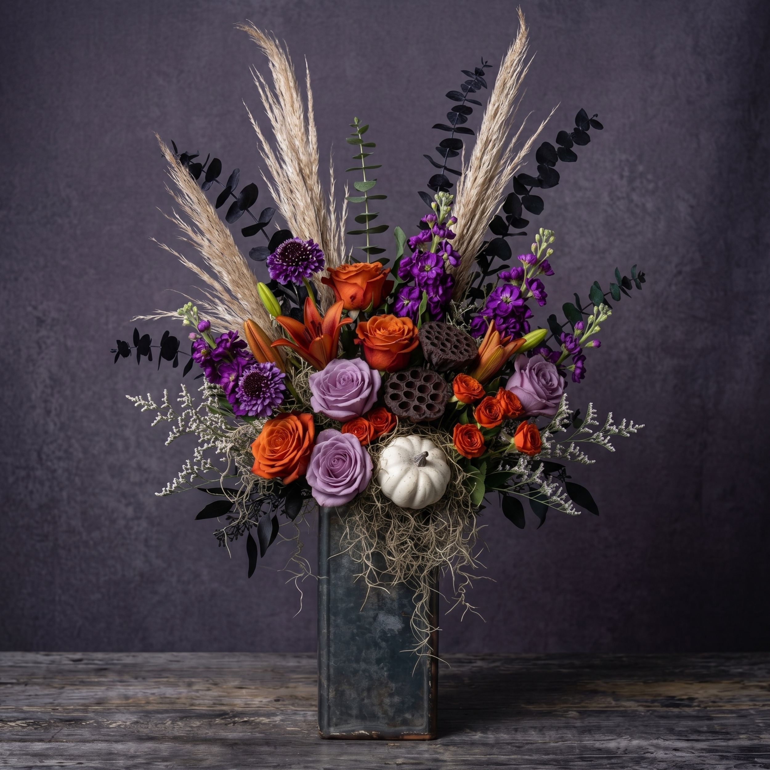 halloween arranment metal container tall 2.png