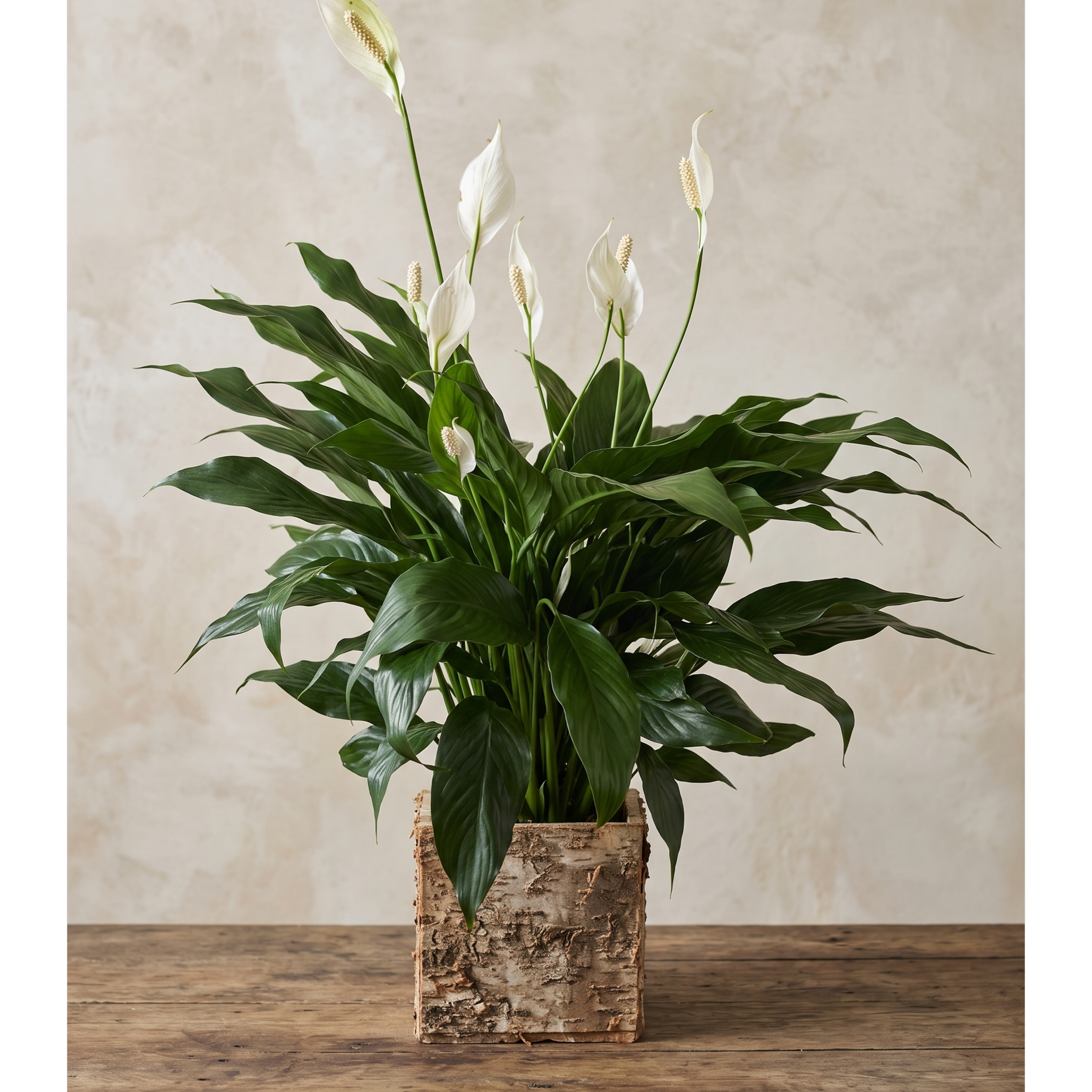 peace lily in birch container.png