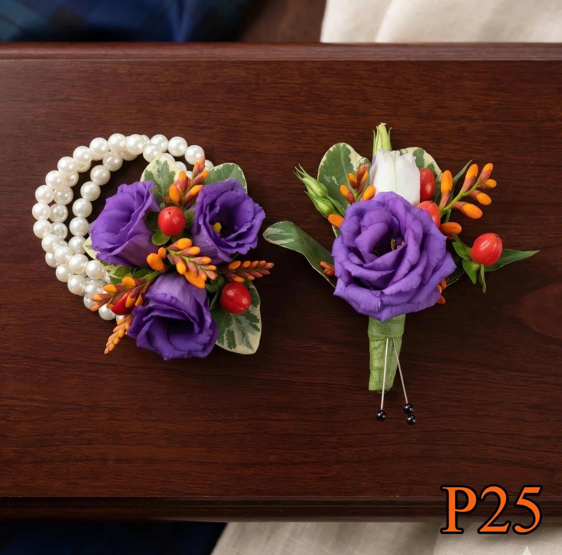 lisianthus corsage and boutonniere.jpg