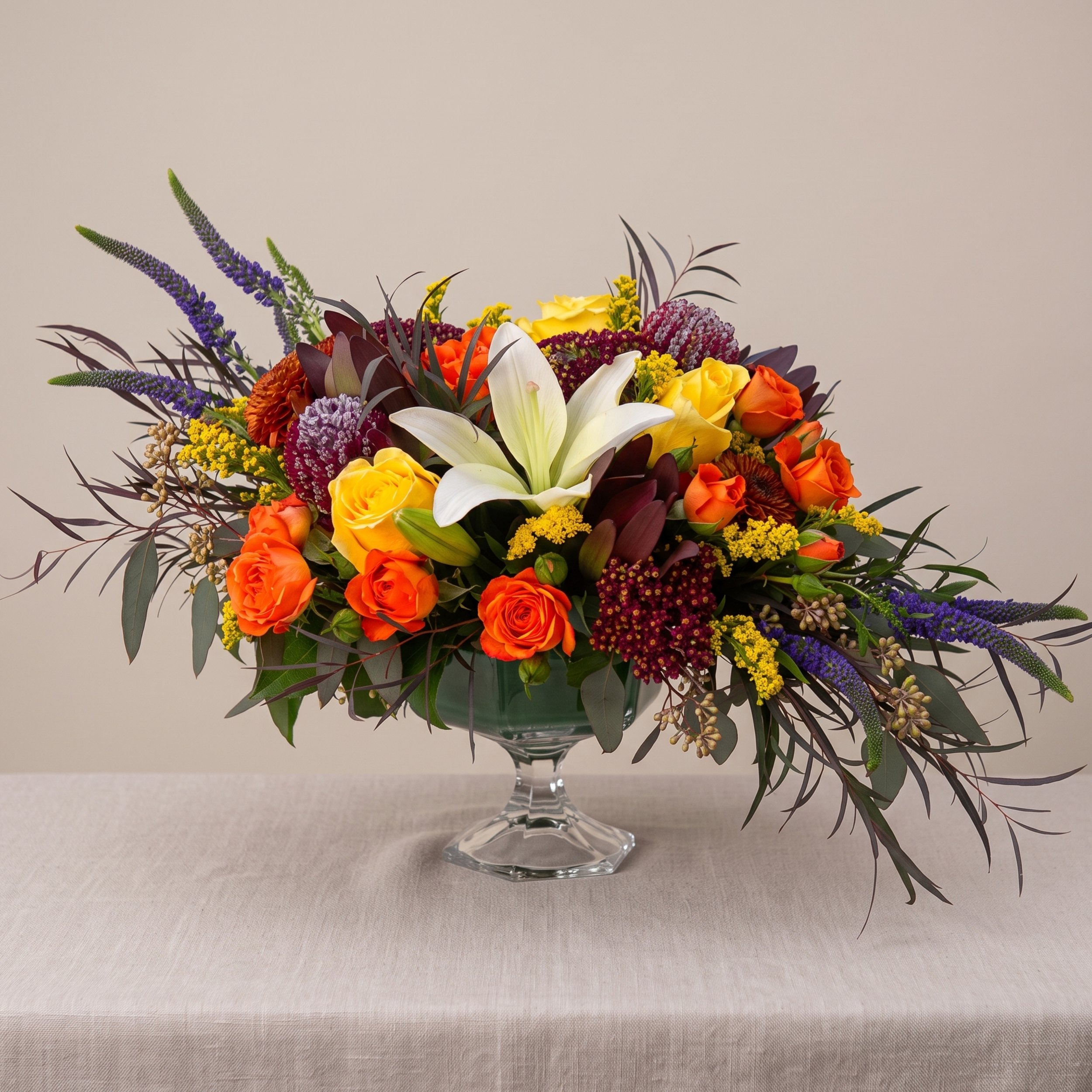 Thanksgiving Pedestal Centerpiece - $125-$250