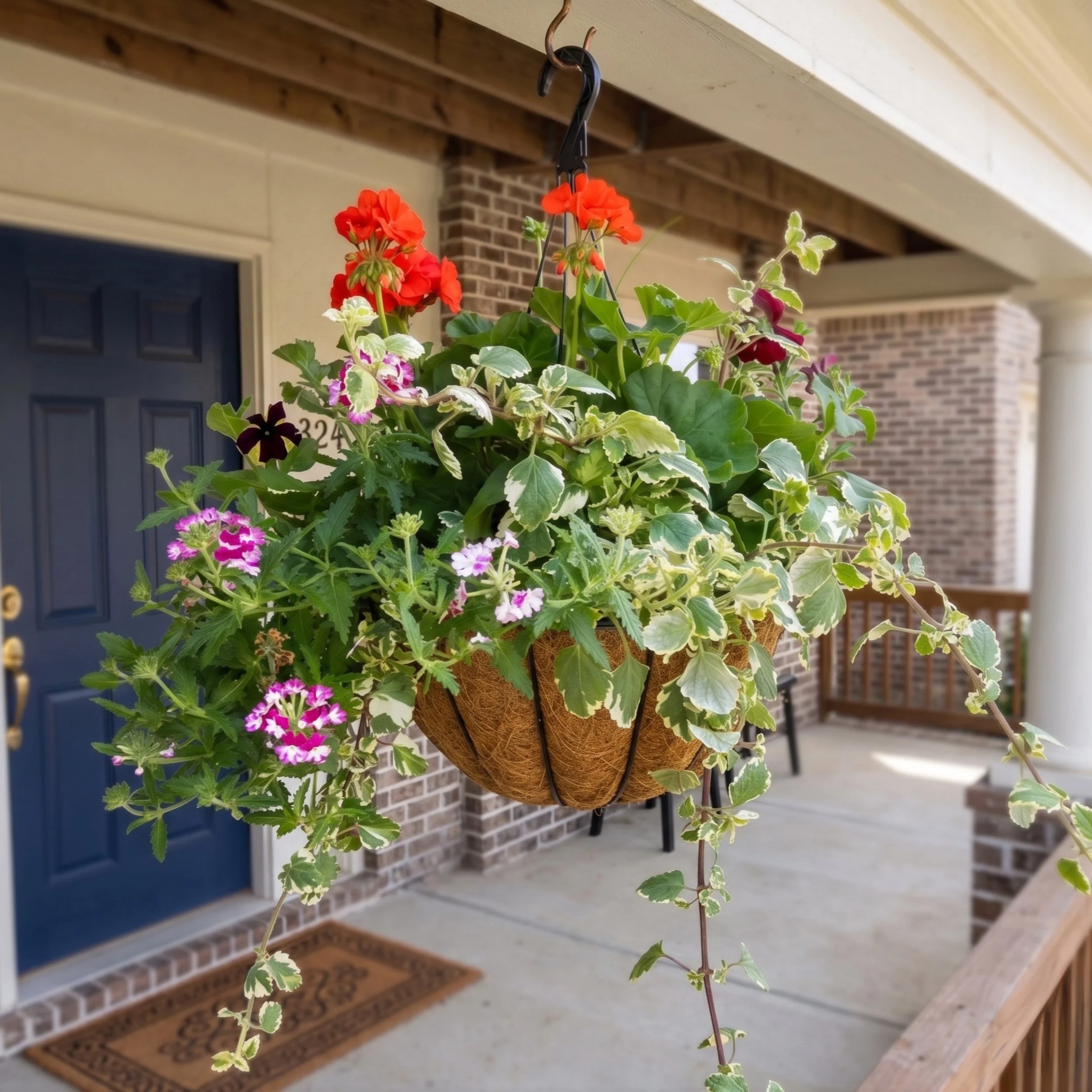Seasonal Hanging Outdoor Basket - $75