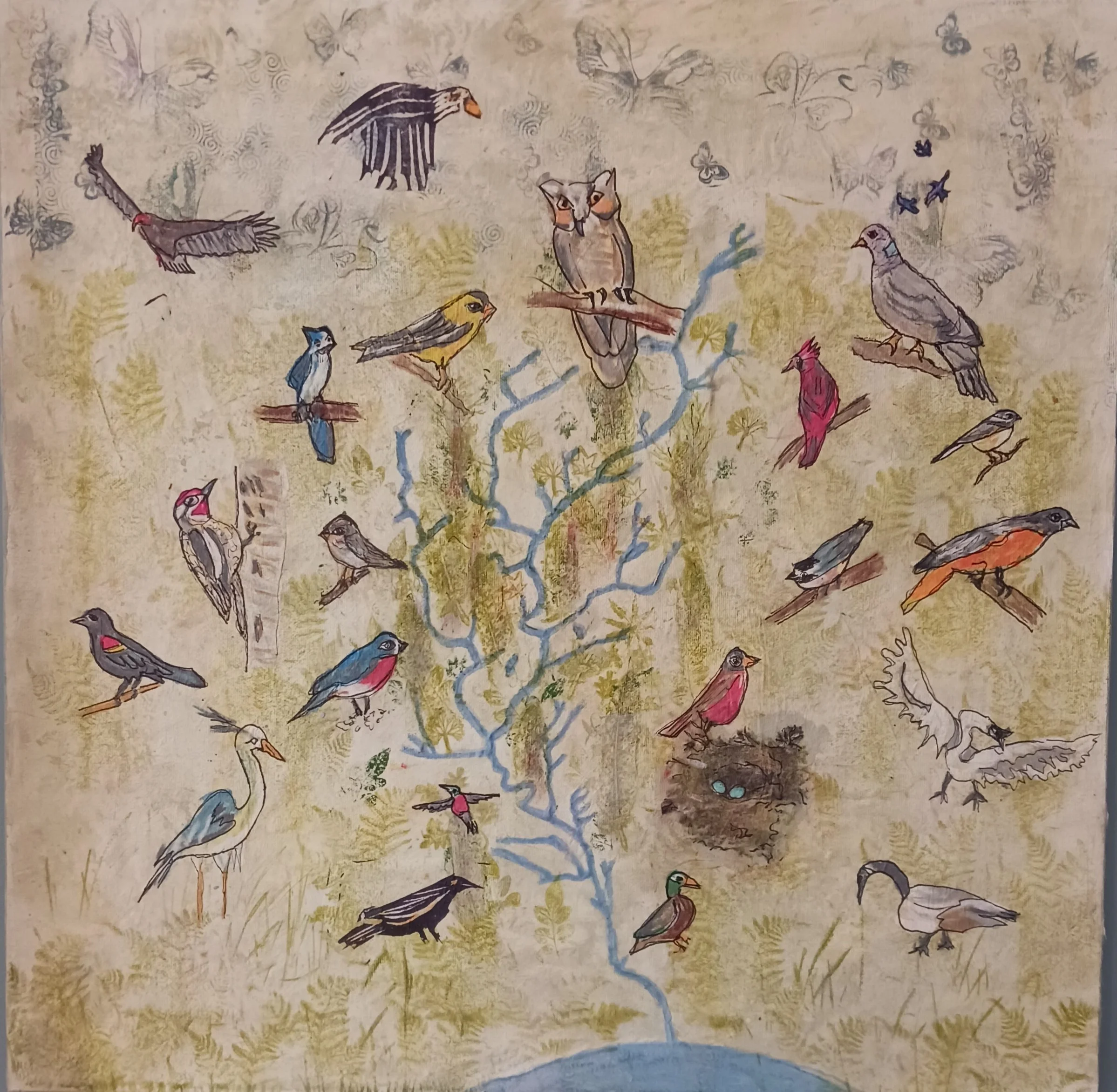Grand River Watershed with birds