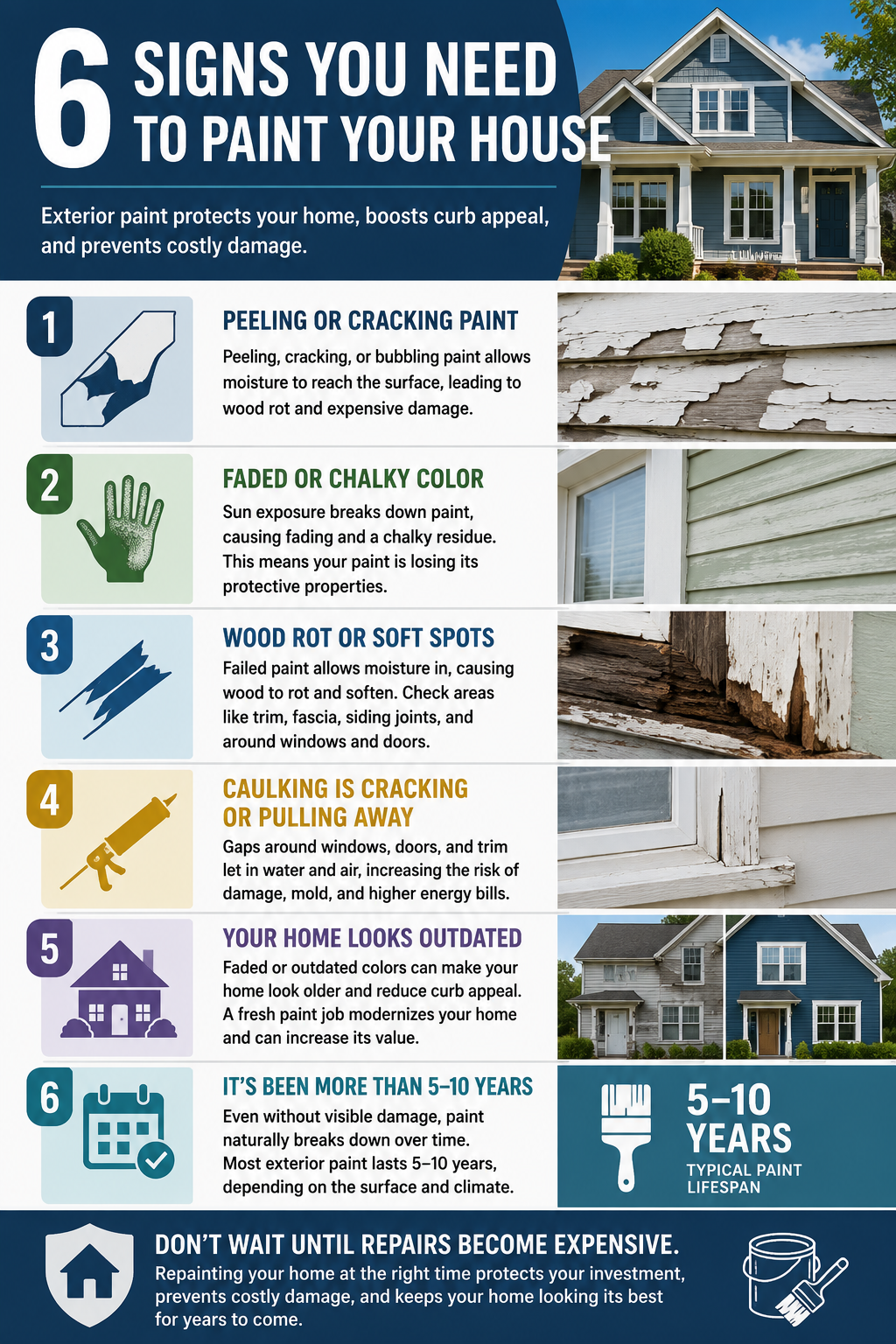 6 Signs You Need to Paint Your House