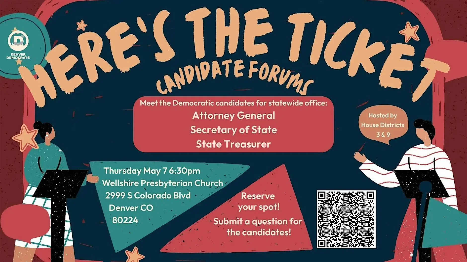 Here's the Ticket Candidate Forum