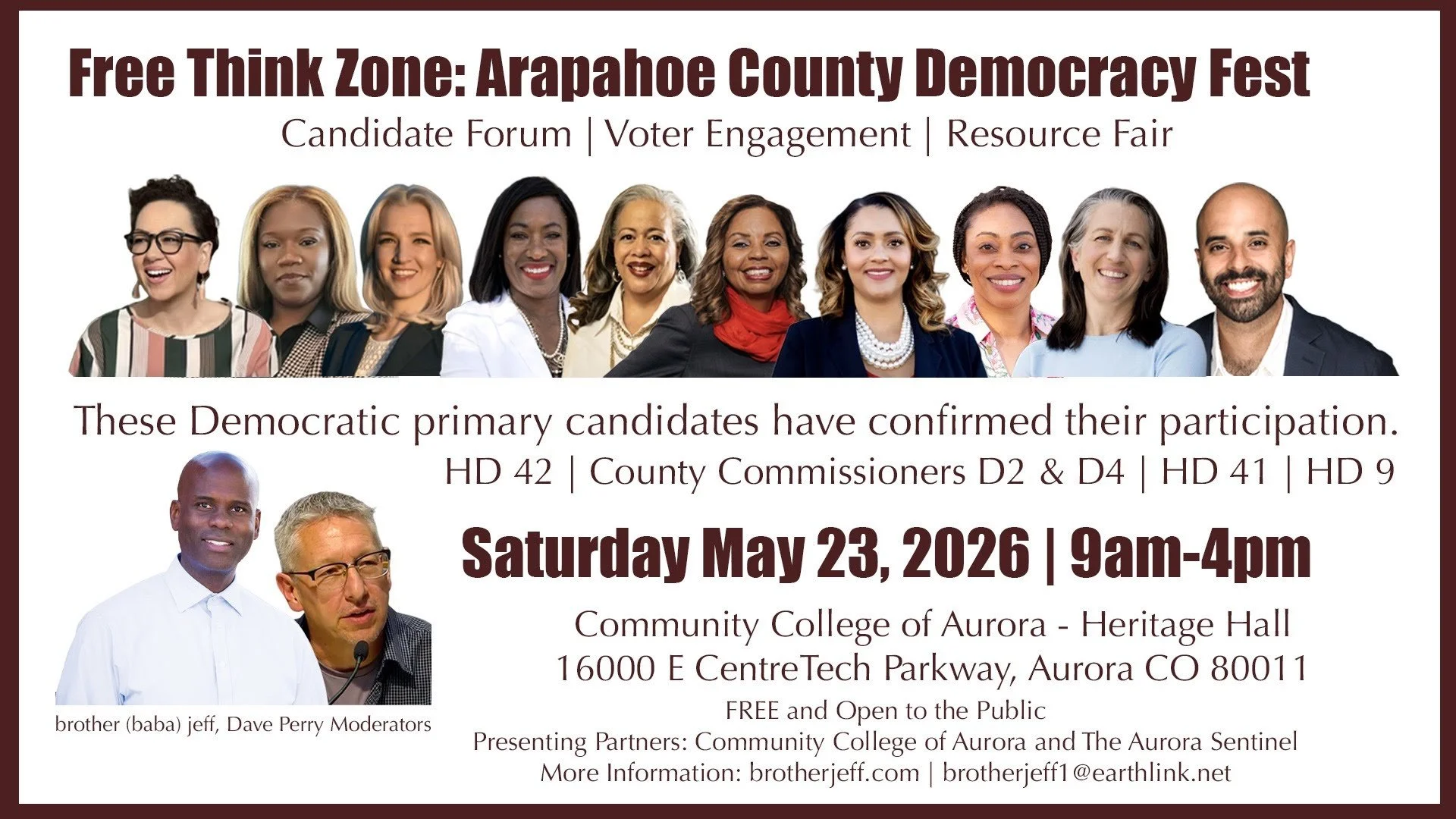 Free Think Zone: Arapahoe County Democracy Fest