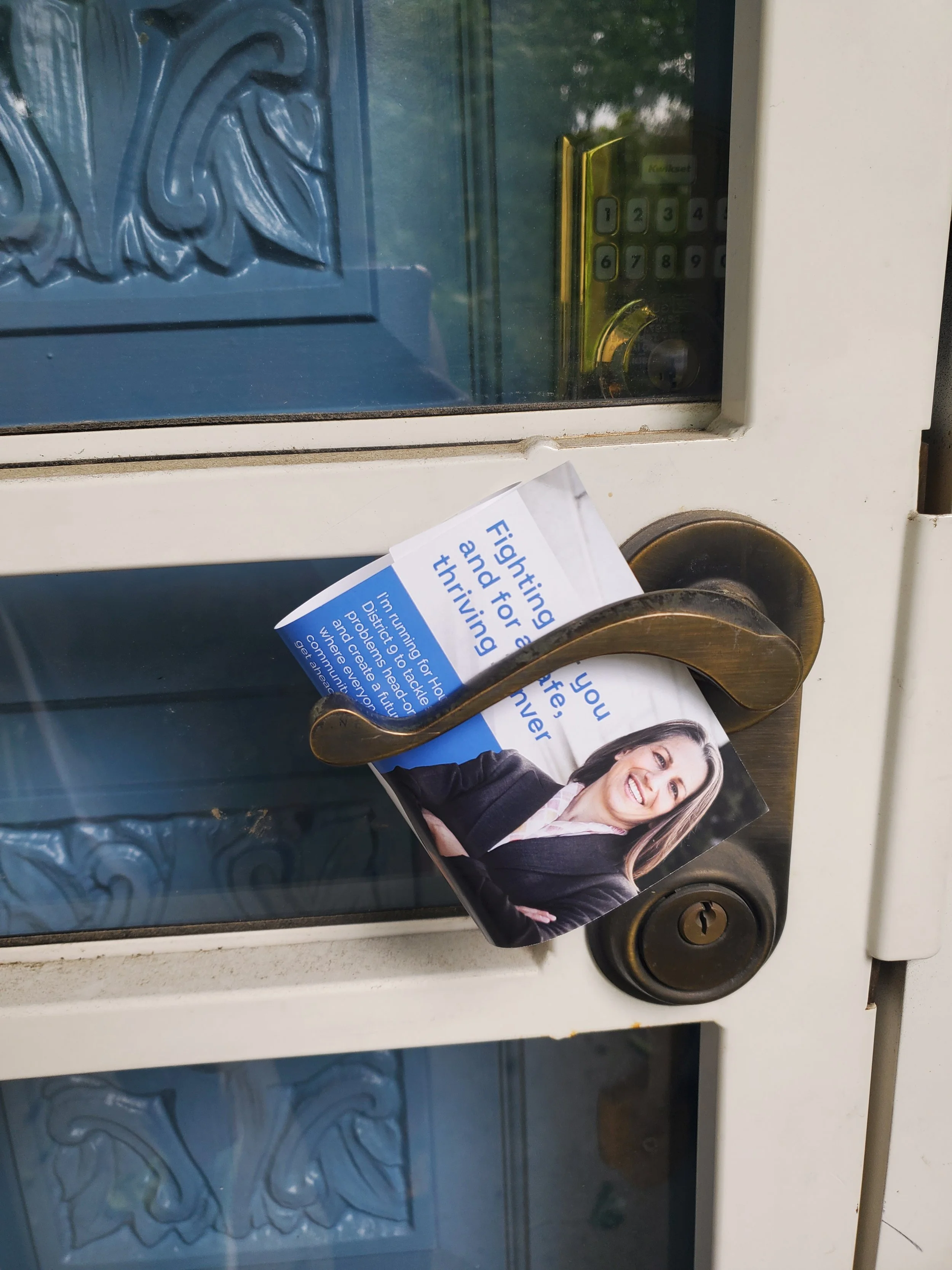 Canvassing for Monica (and a rugby tailgate afterwards)
