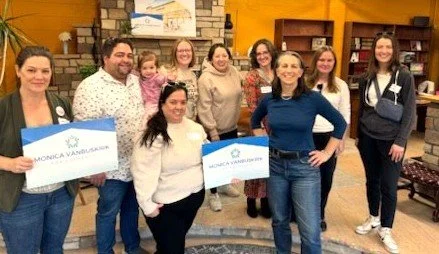 Talk to neighbors with Monica (daily shifts)
