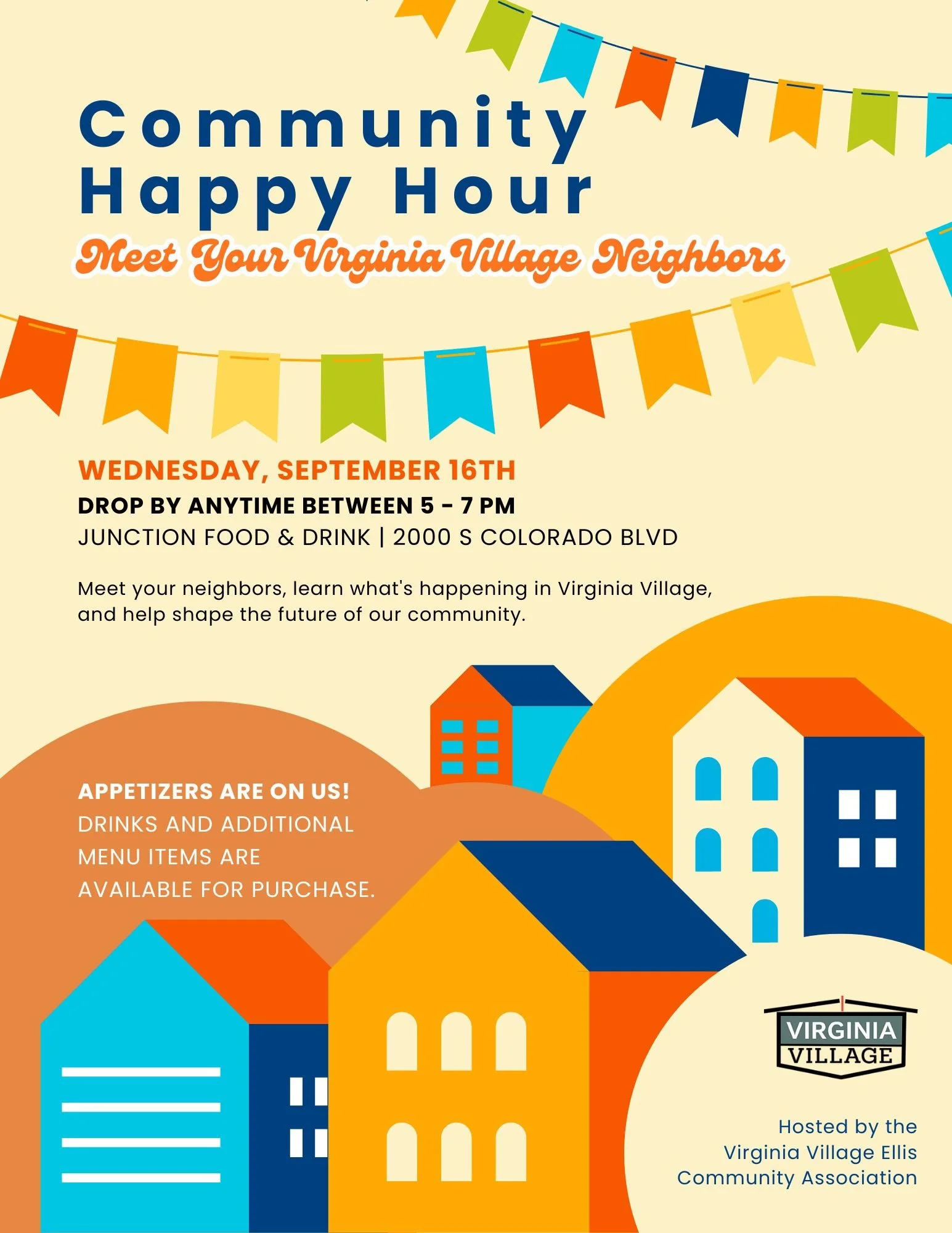 Virginia Village and Ellis Community Association Happy Hour