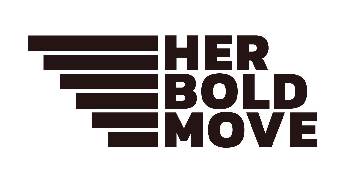 Text in bold explaining different ways to move her: 'Walk', 'Her Bold Move' with horizontal lines next to each phrase.