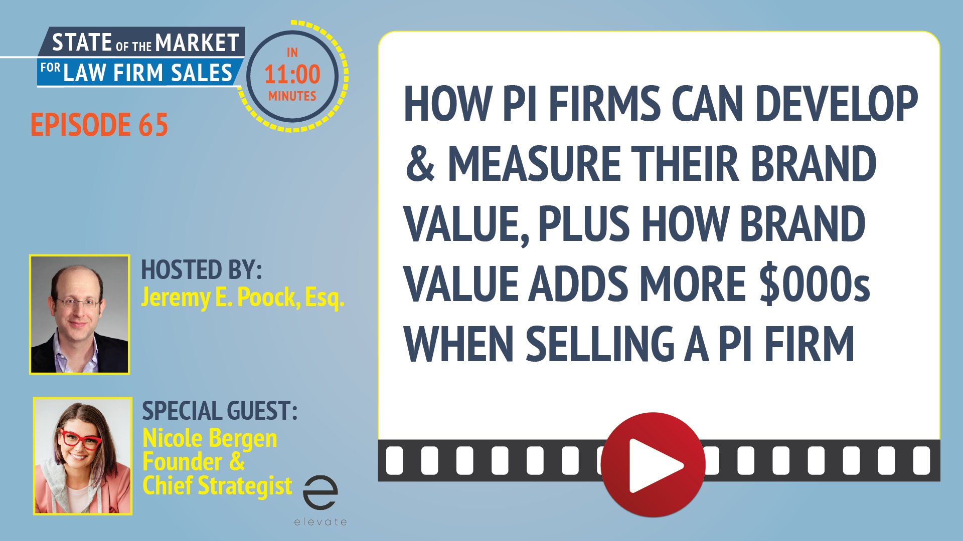 The Ask The Law Firm Seller Show: How PI Firms Can Develop & Measure Their Brand Value, Plus How Brand Value Adds More $000s When Selling a PI Firm