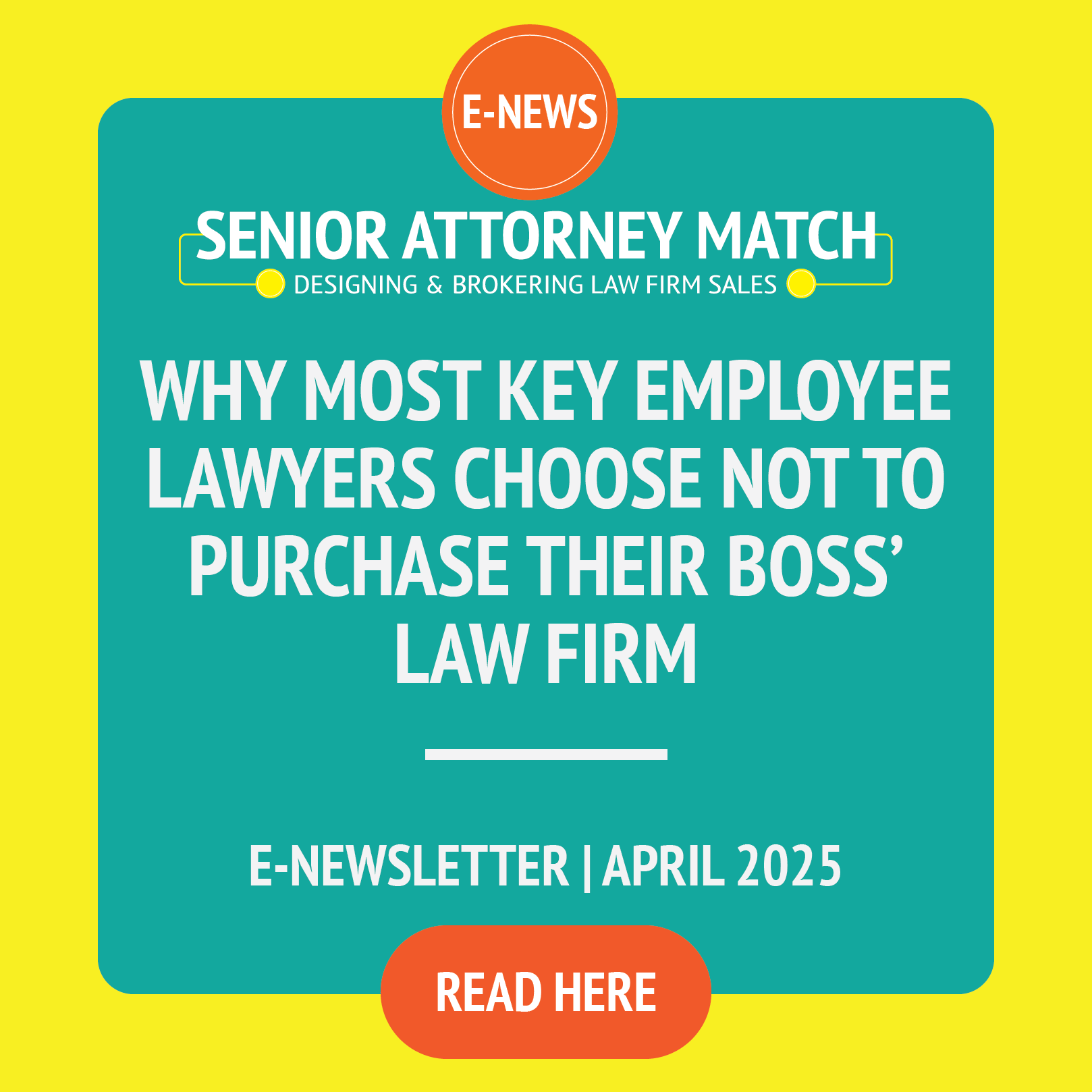 Why Most Key Employee Lawyers Choose Not to Purchase Their Boss’ Law Firm