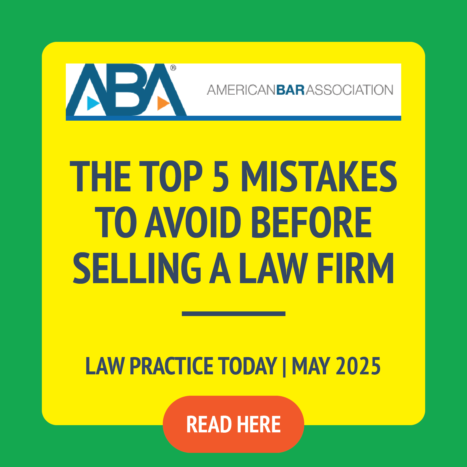 The Top 5 Mistakes to Avoid before Selling a Law Firm