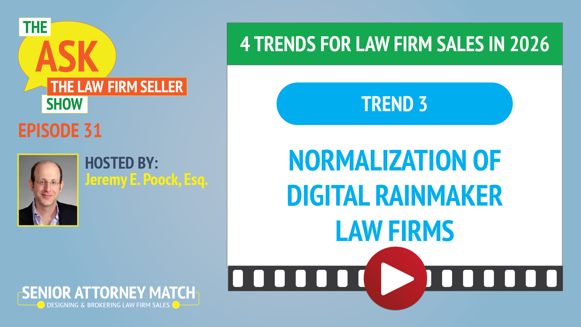 The Ask Show The Law Firm Seller Show: Trend 3: Normalization of Digital Rainmaker Lawmakers
