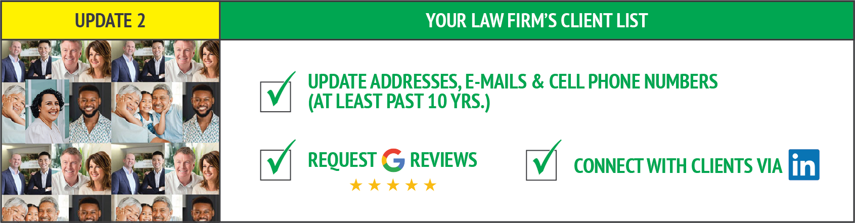 Update 2: Your Law Firm's Client List