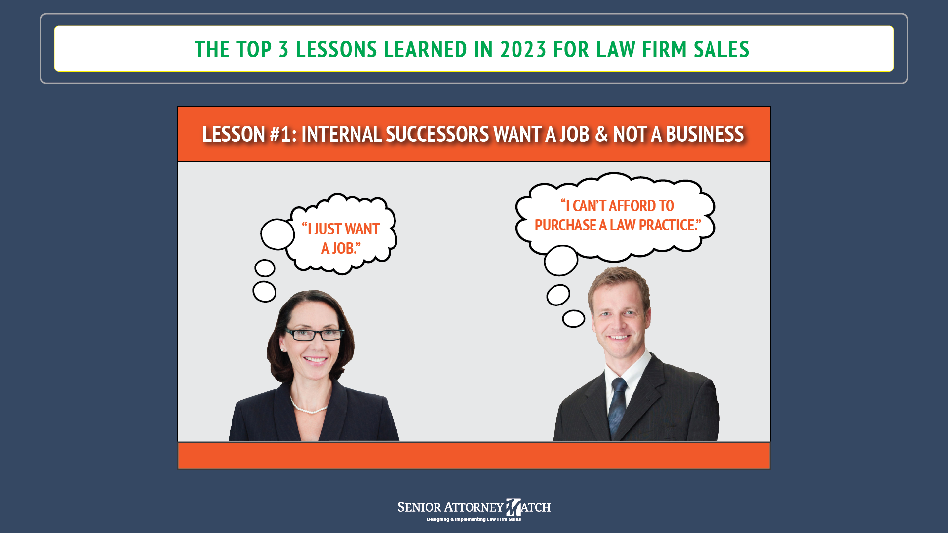 December 2023: The Top 3 Lessons Learned in 2023 for Law Firm Sales