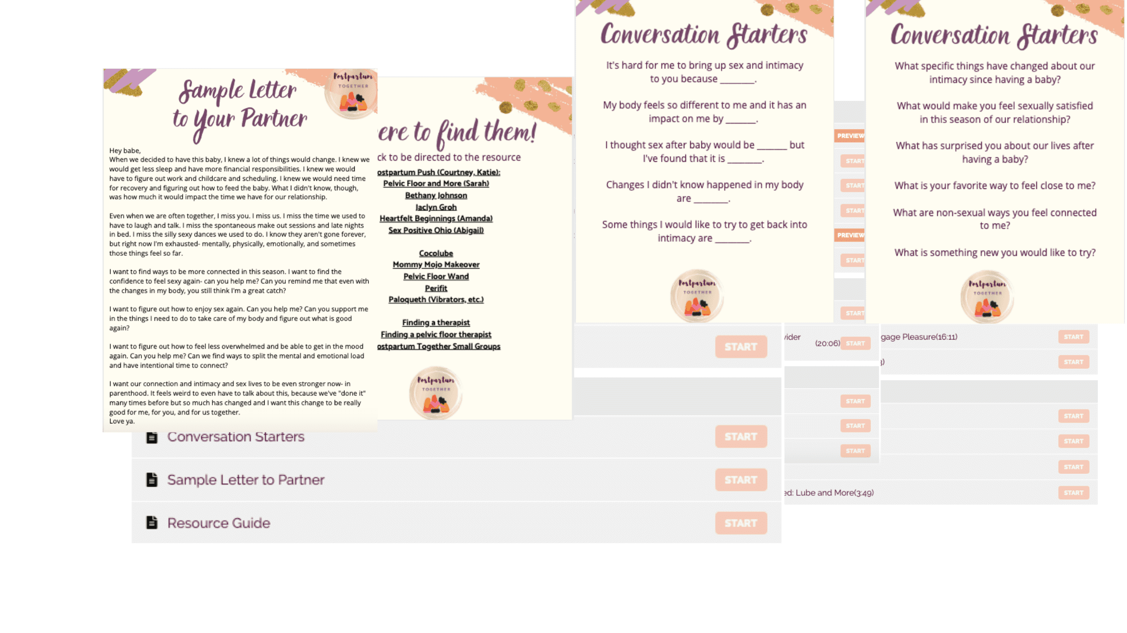 Reconnection Kit for New Parents