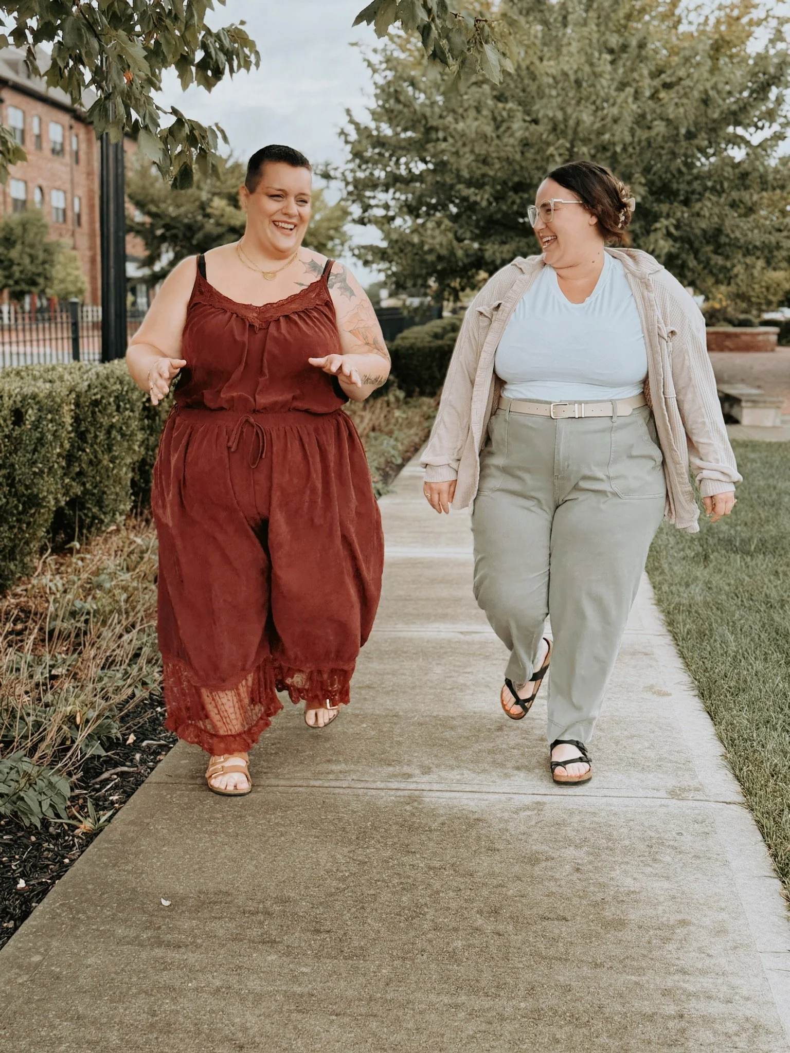 women walking