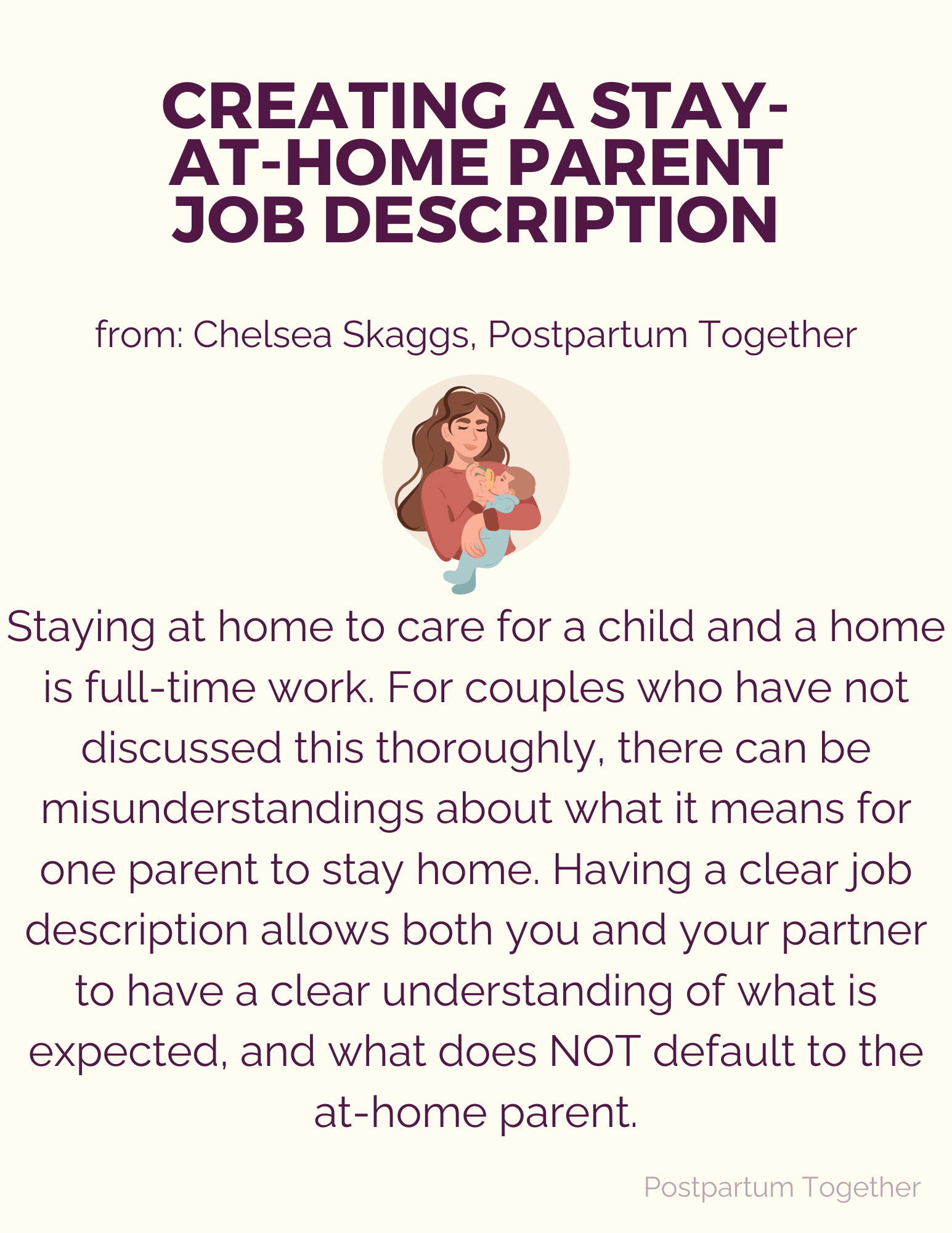Stay-At-Home Parent Job Description (Clarify Expectations. Reduce Resentment.)