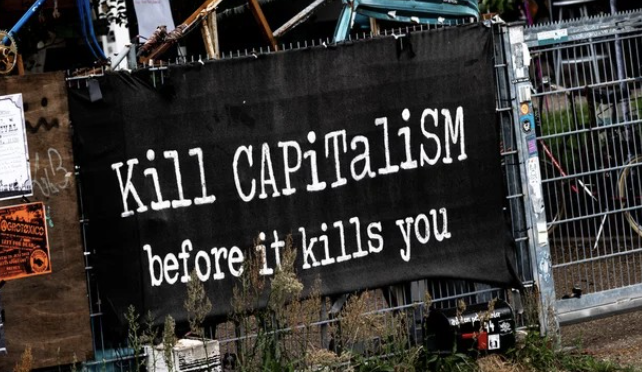 kill capitalism before it kills you sign